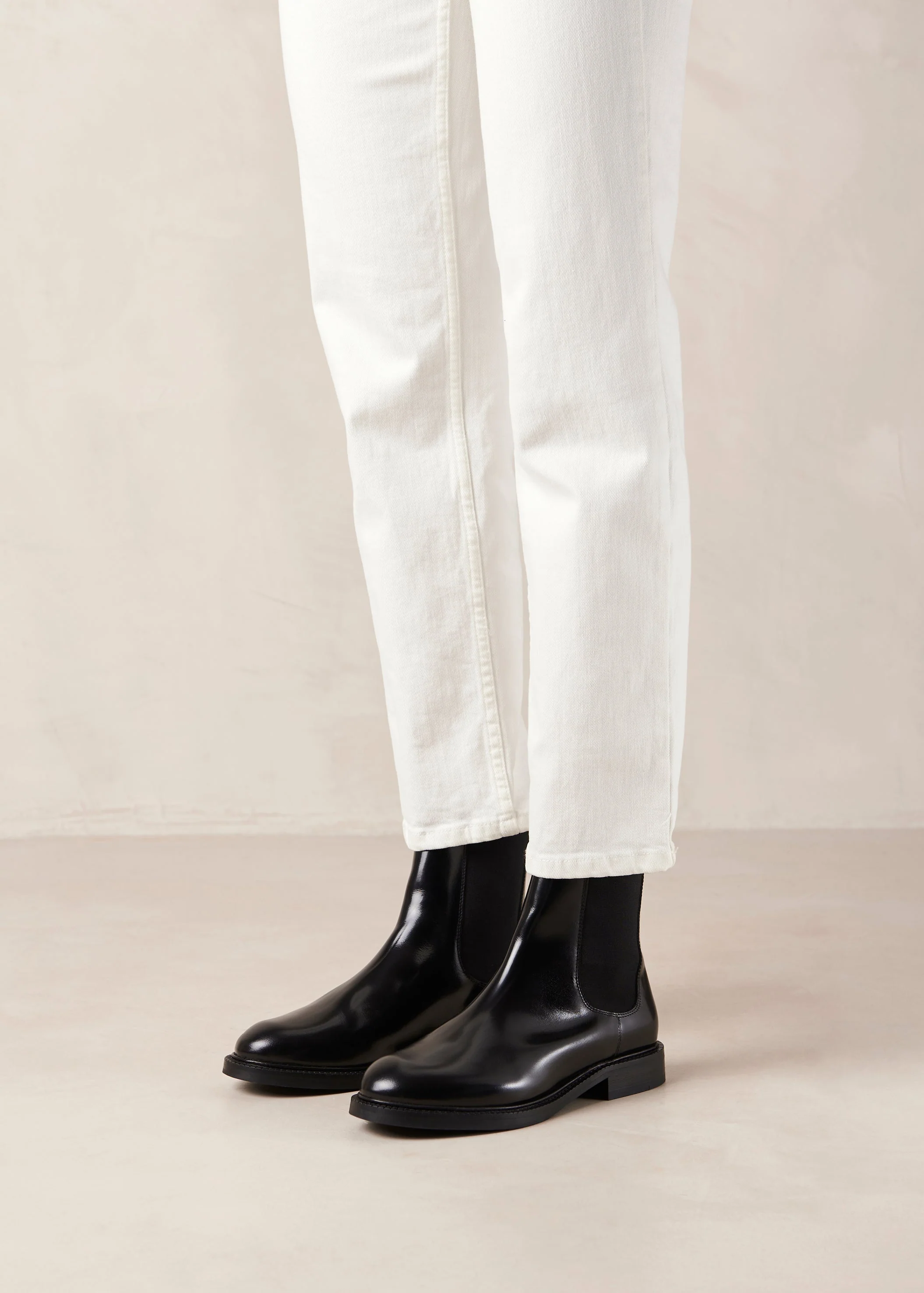 Lanz Leather Ankle Boots Black