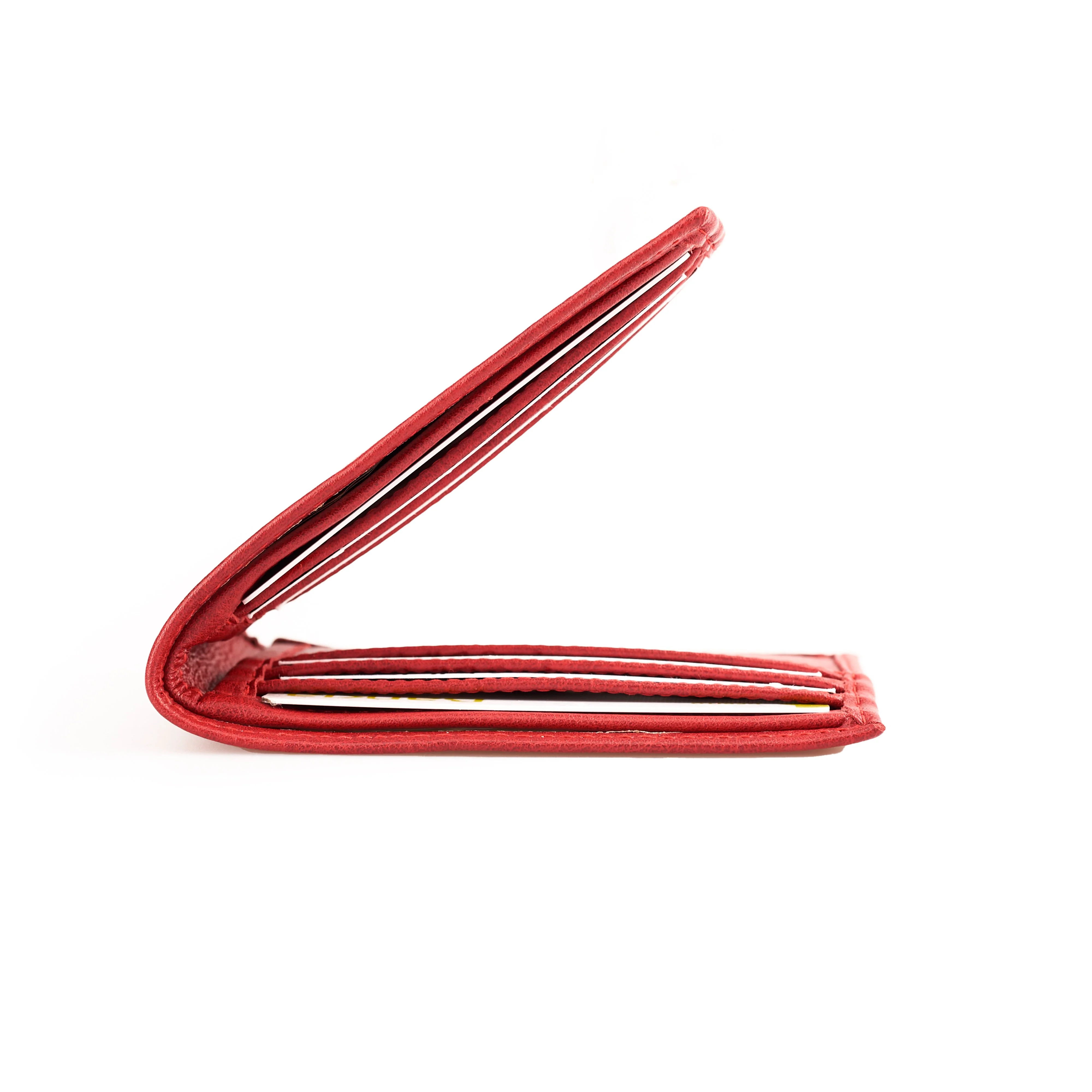 Slim Vegan Wallet Red