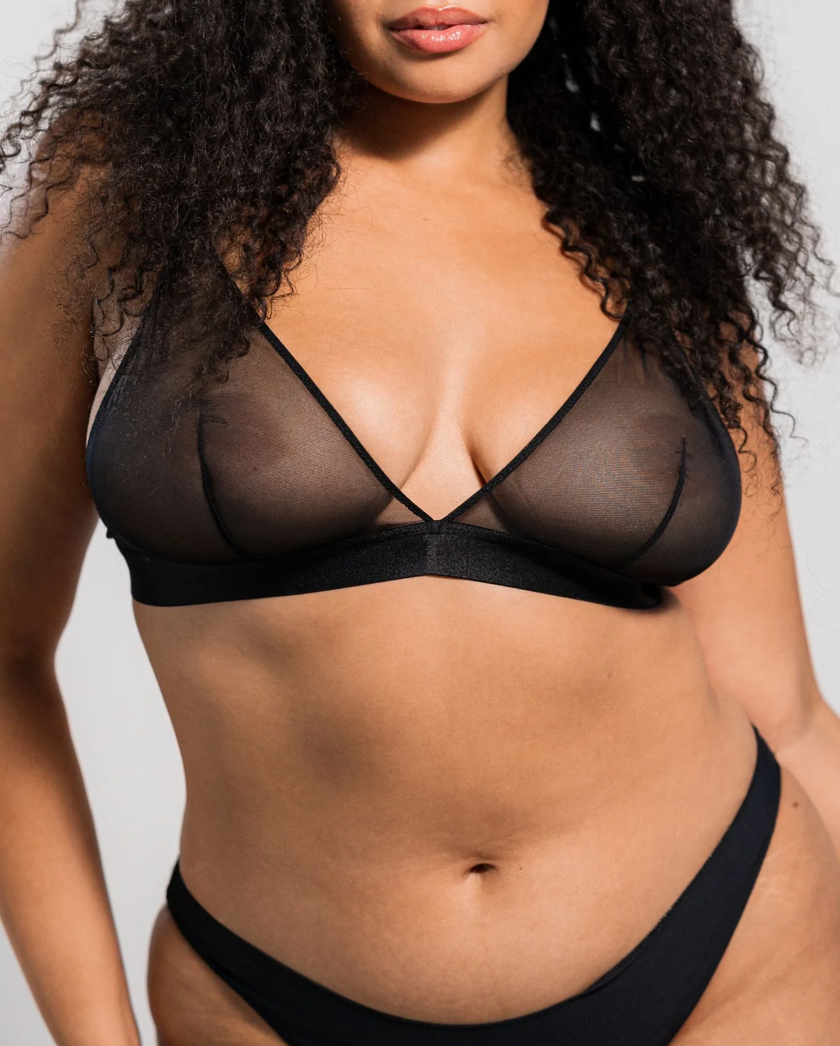 Mesh Bralette Mesh Mania Black