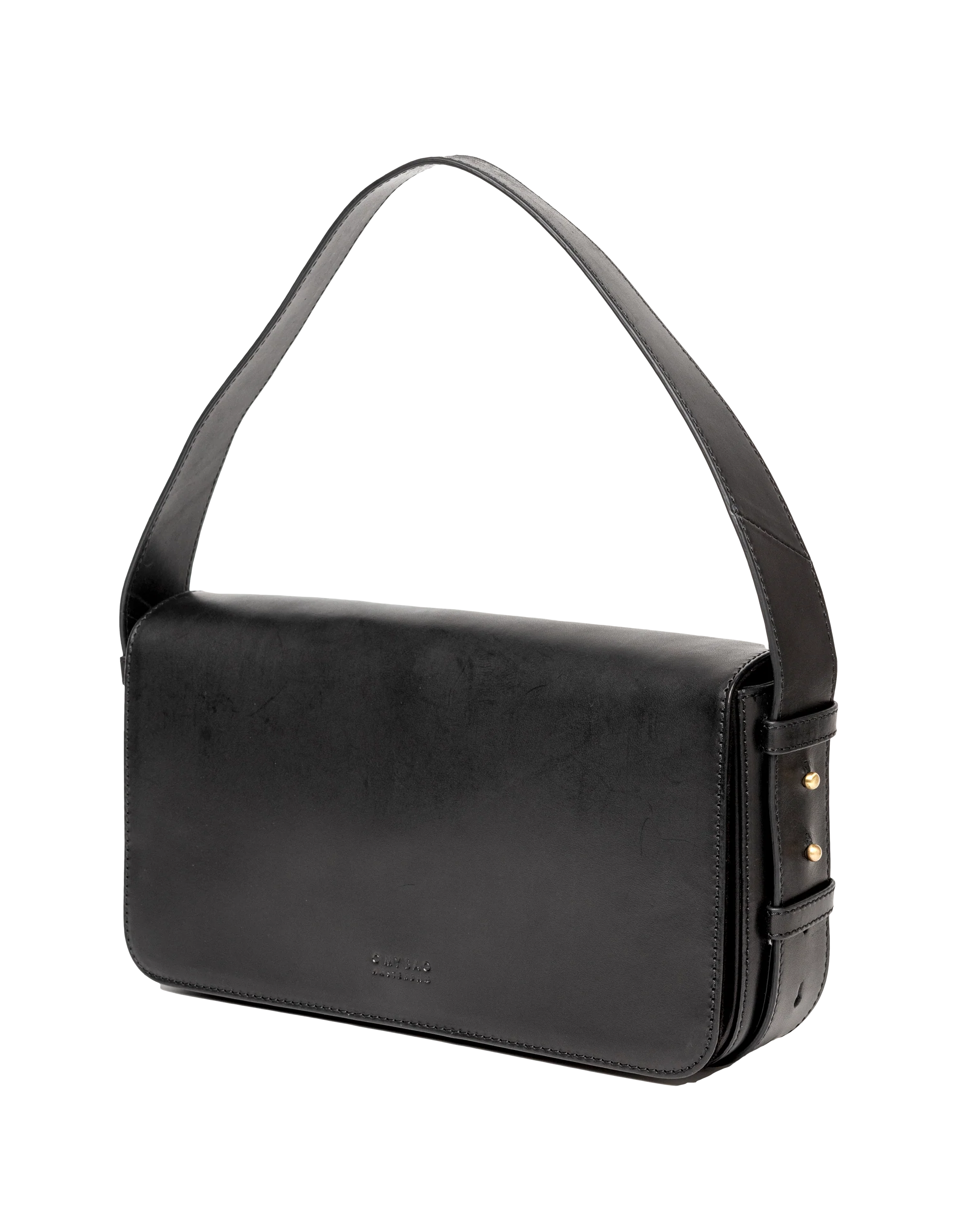 Gina Baguette Black Classic Leather