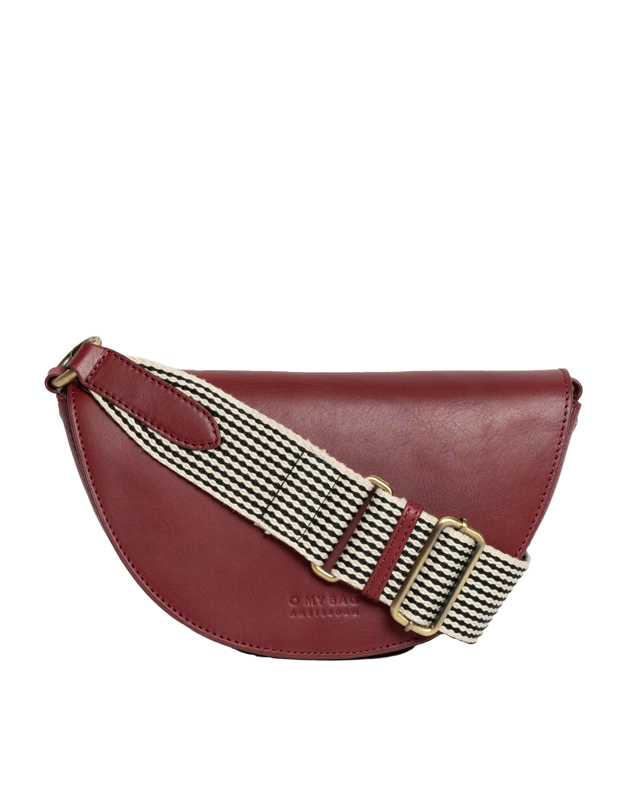 Laura Bag Checkered Classic Leather Ruby