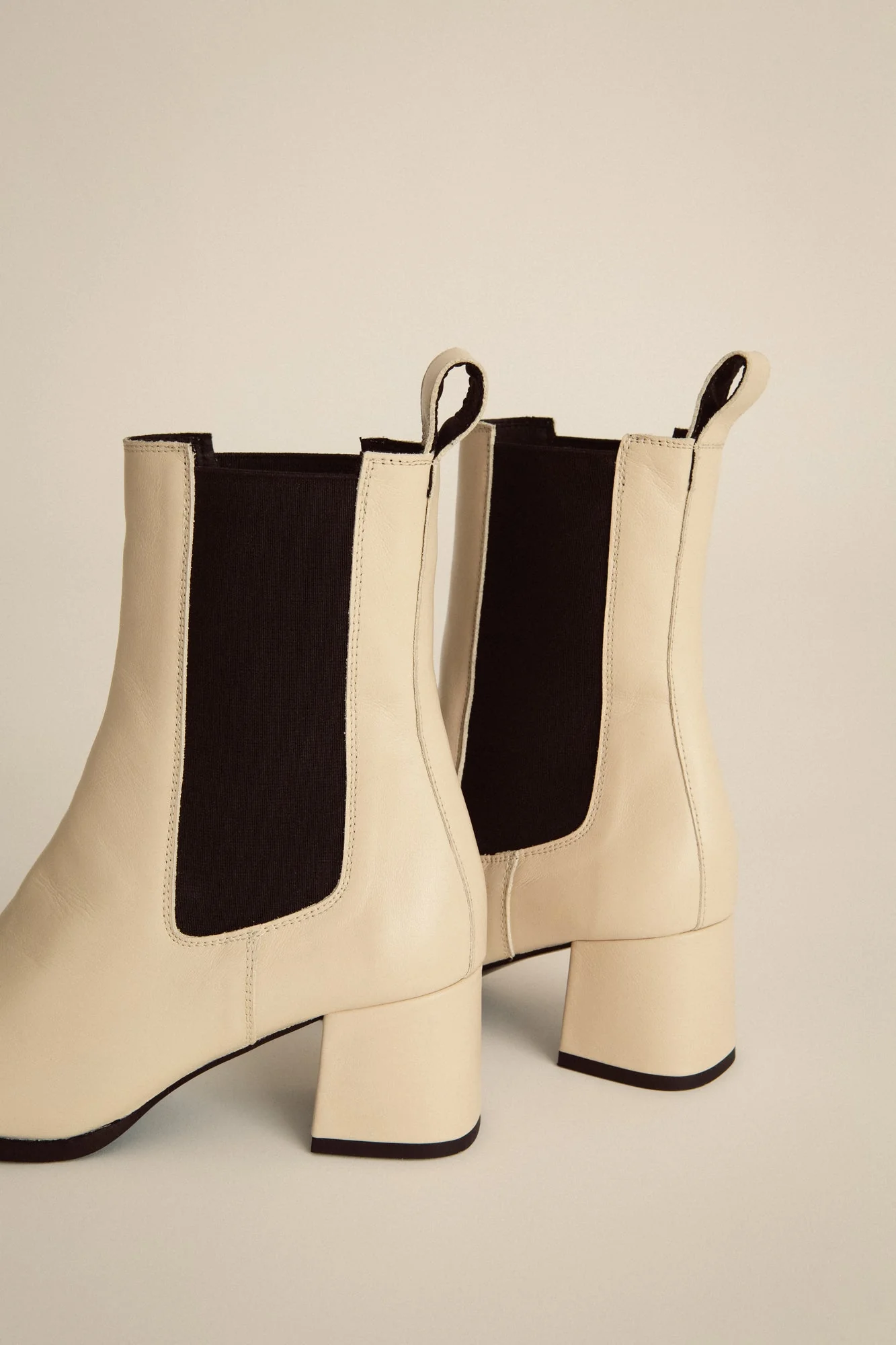 Heel Boots Ivory