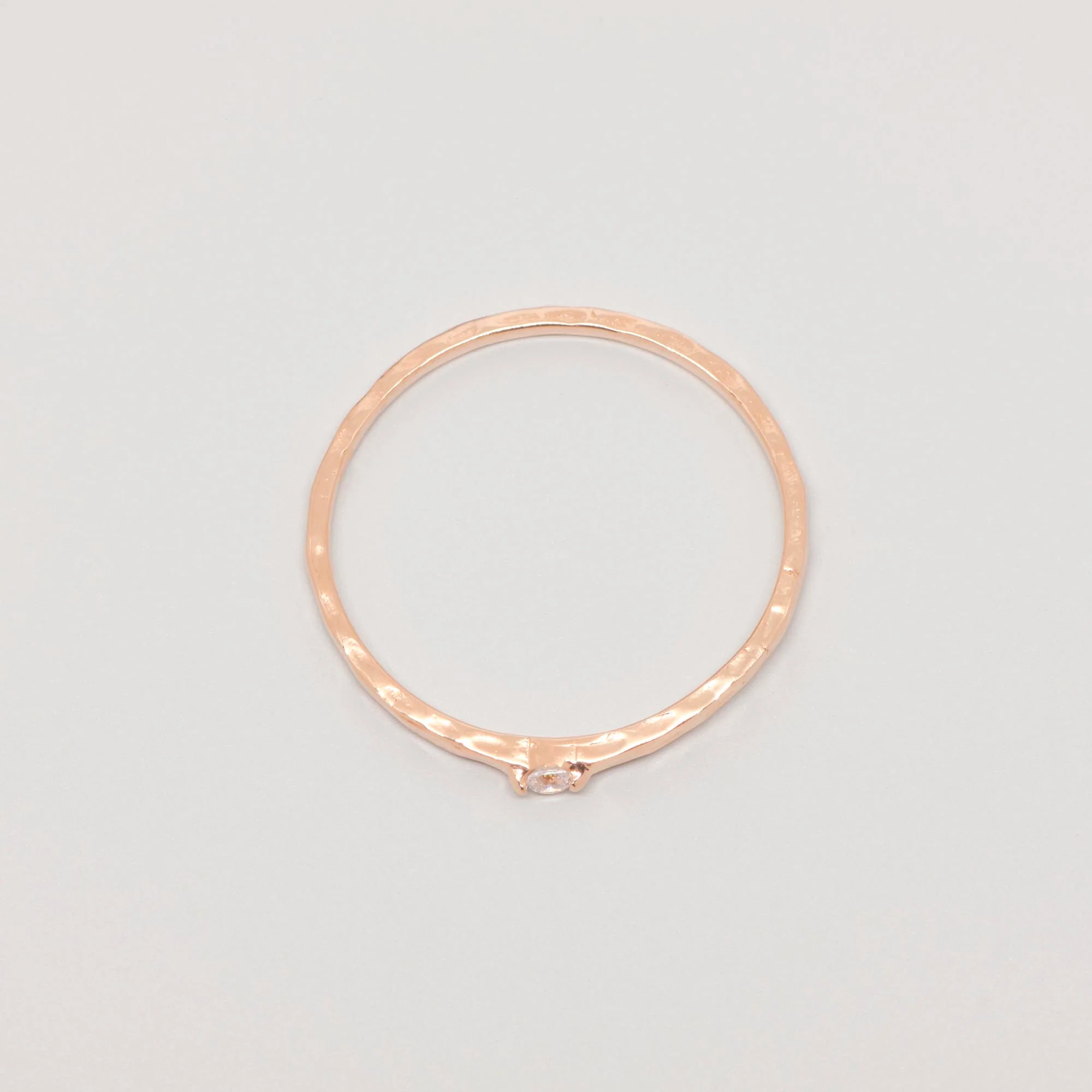 Hammered Sparkle Ring