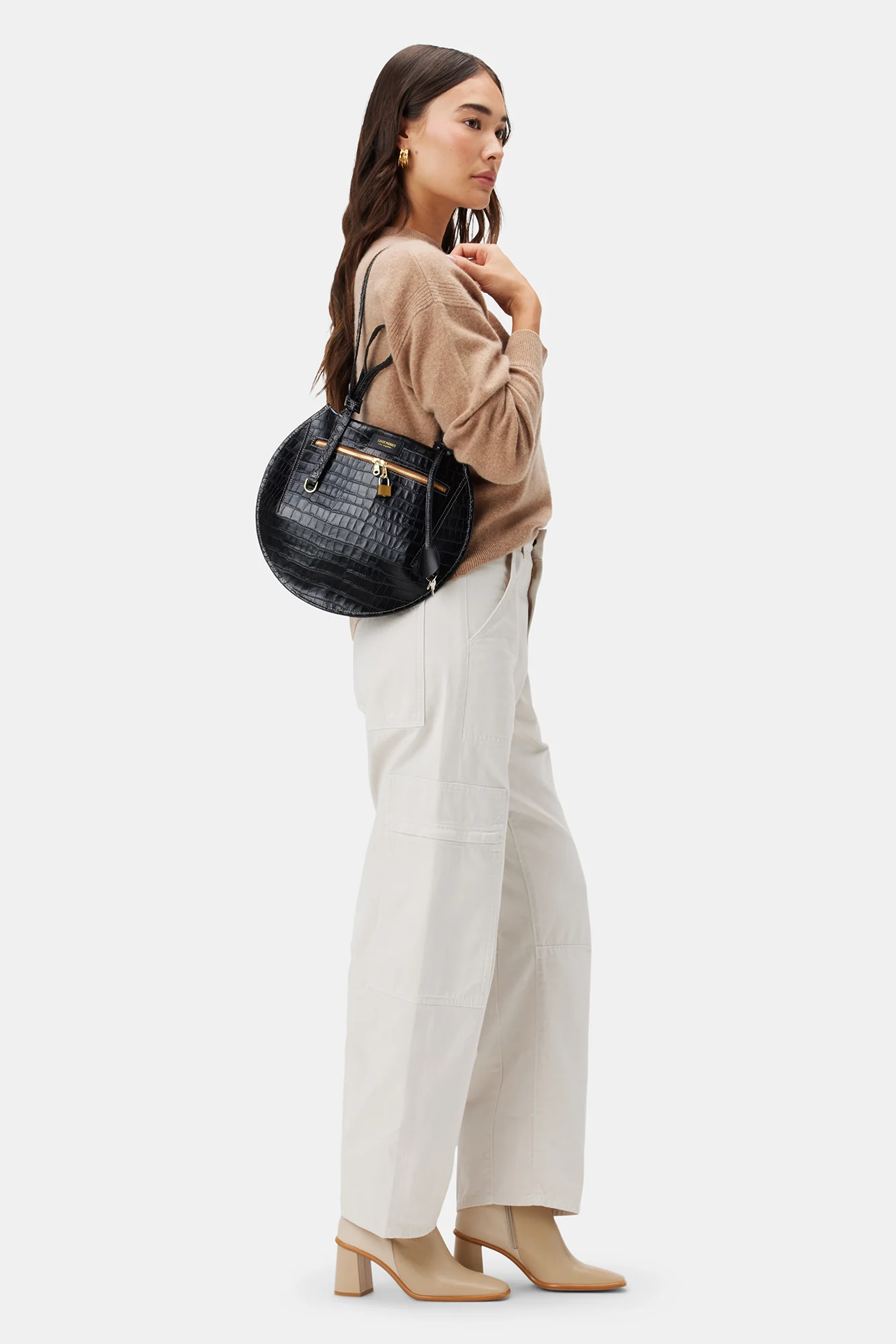 Lance Pierres Oroma 01 Saddle Bag - Carbon Croc