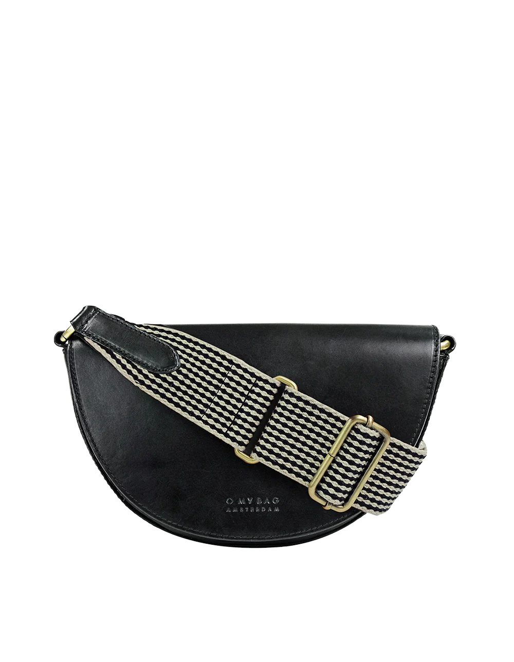 Laura Bag Checkered Classic Leather Black