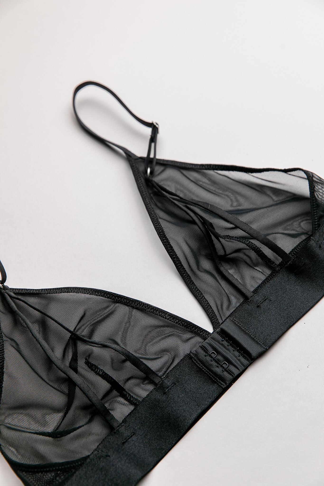 Mesh Bralette Mesh Mania Black