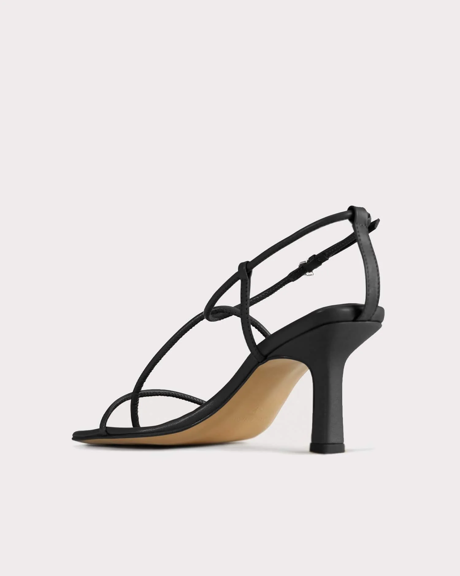 The Strappy Sandal Black