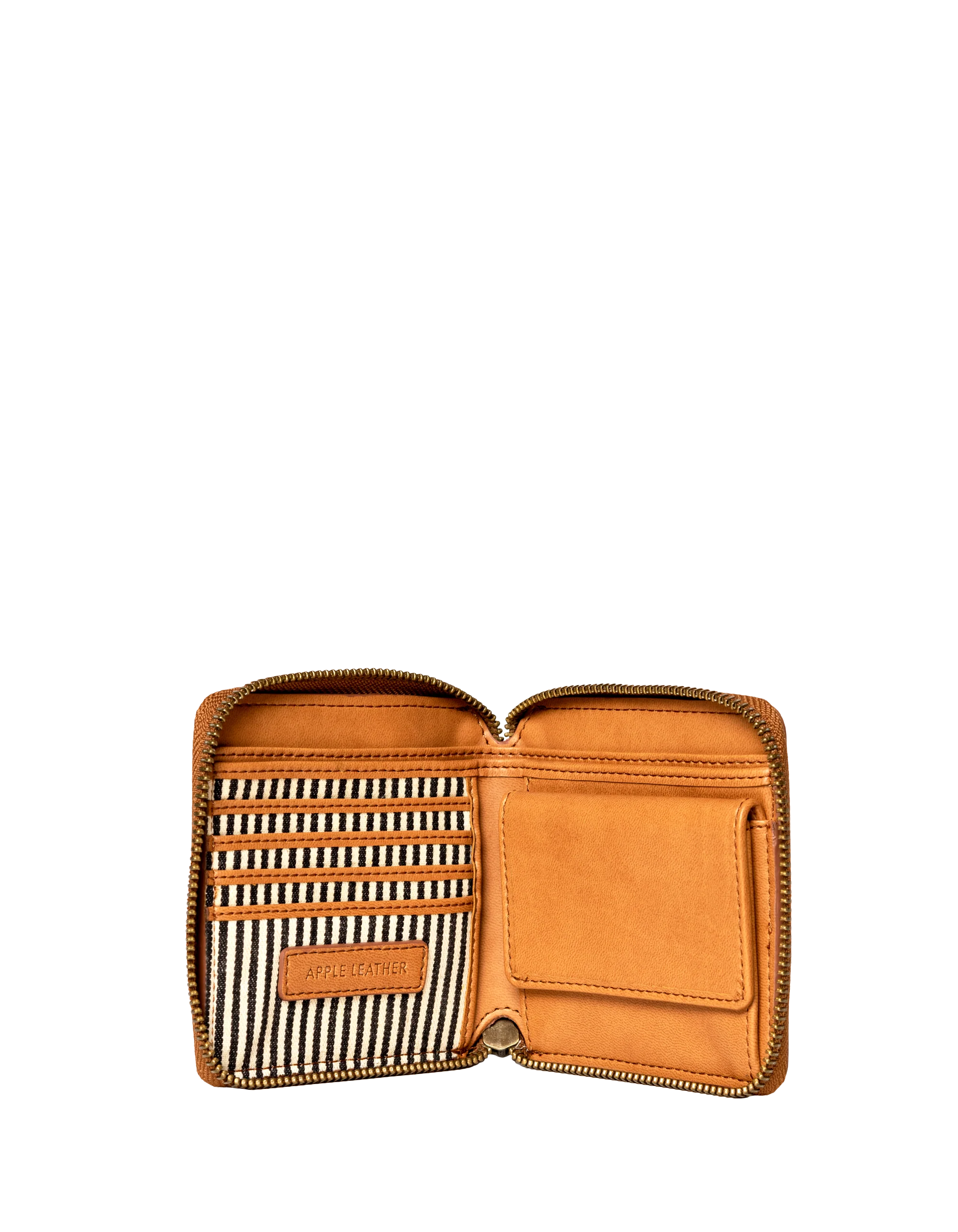 Sonny Square Wallet Cognac Apple Leather