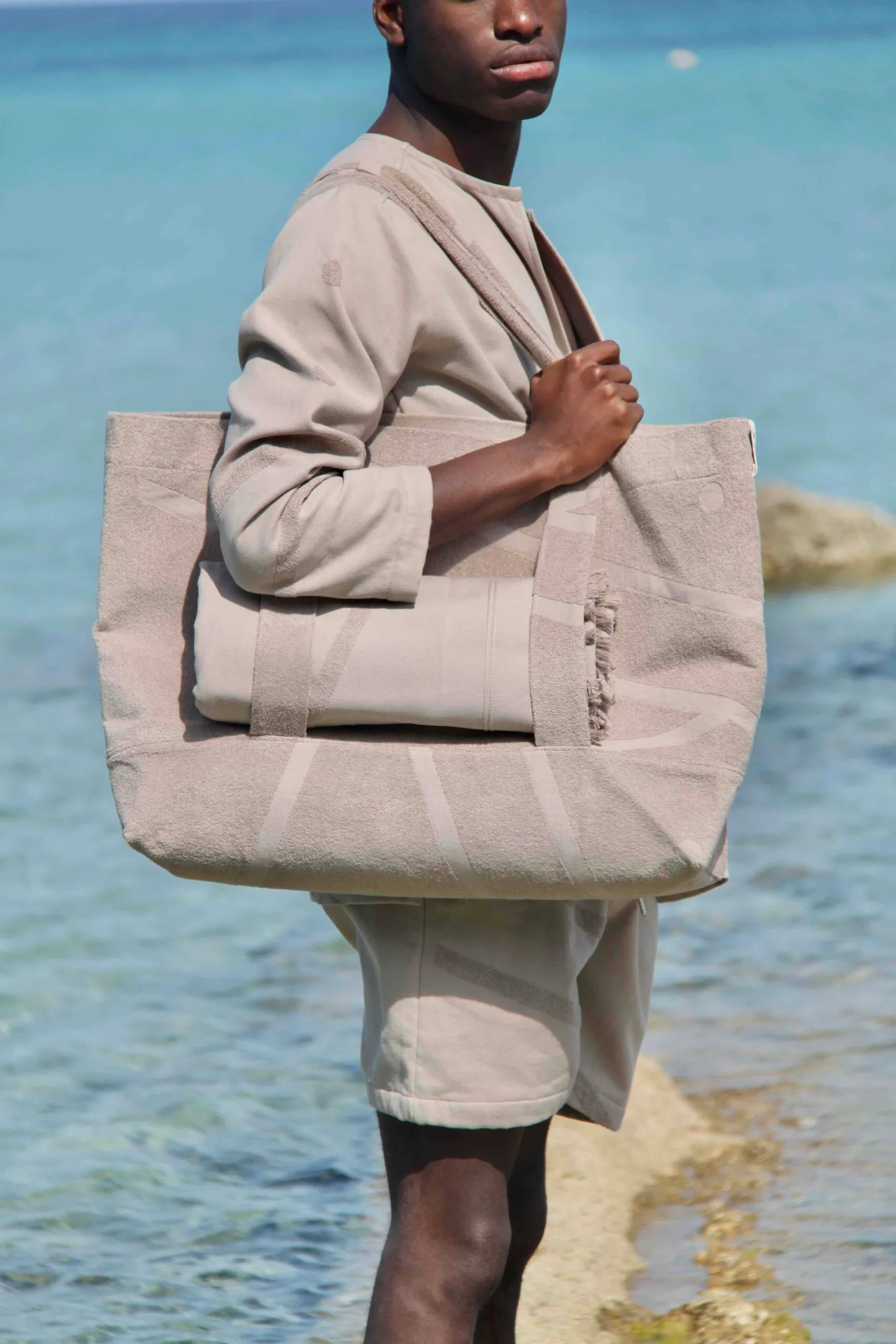 Bossa Beach Bag Stone