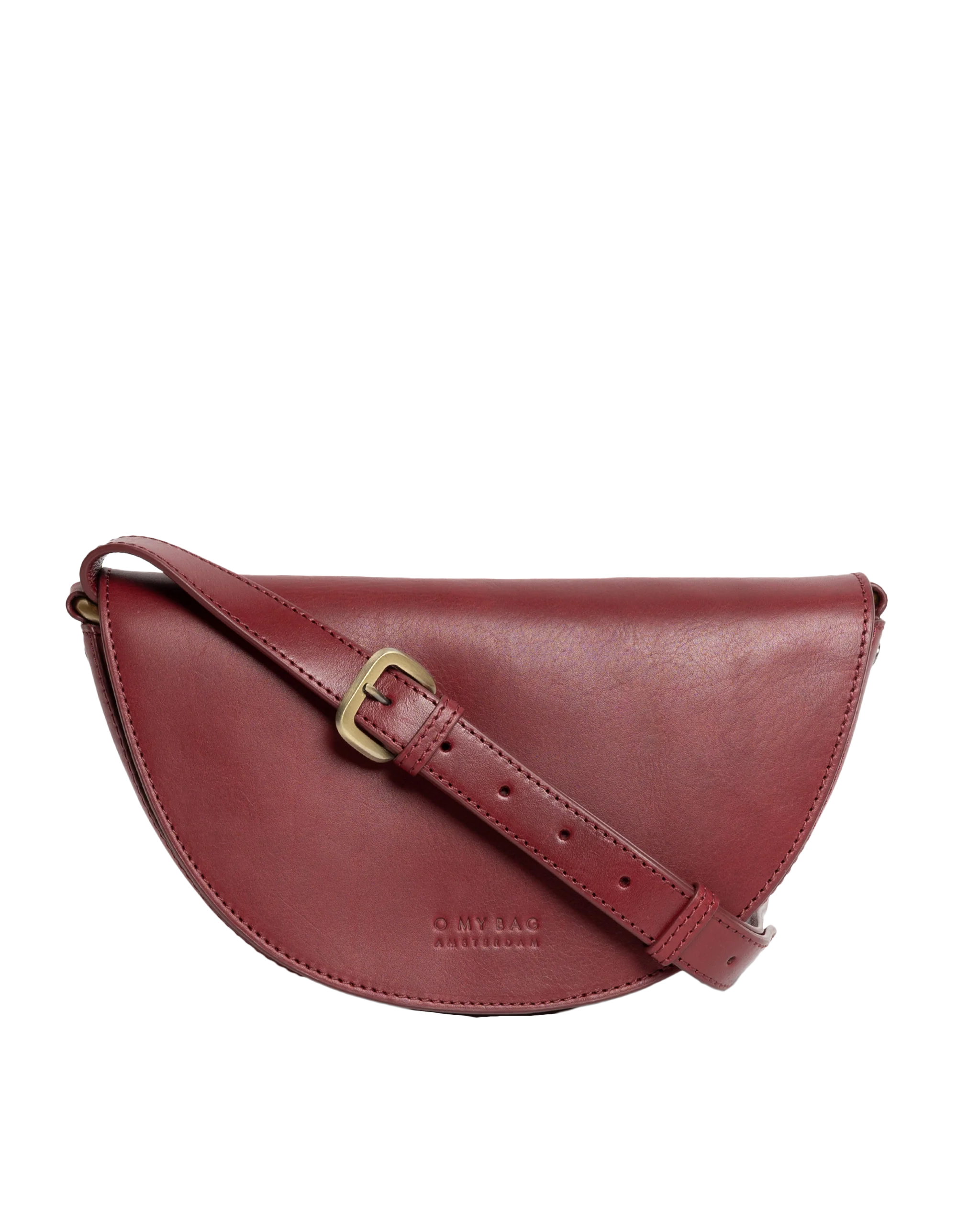 Laura Bag Checkered Classic Leather Ruby
