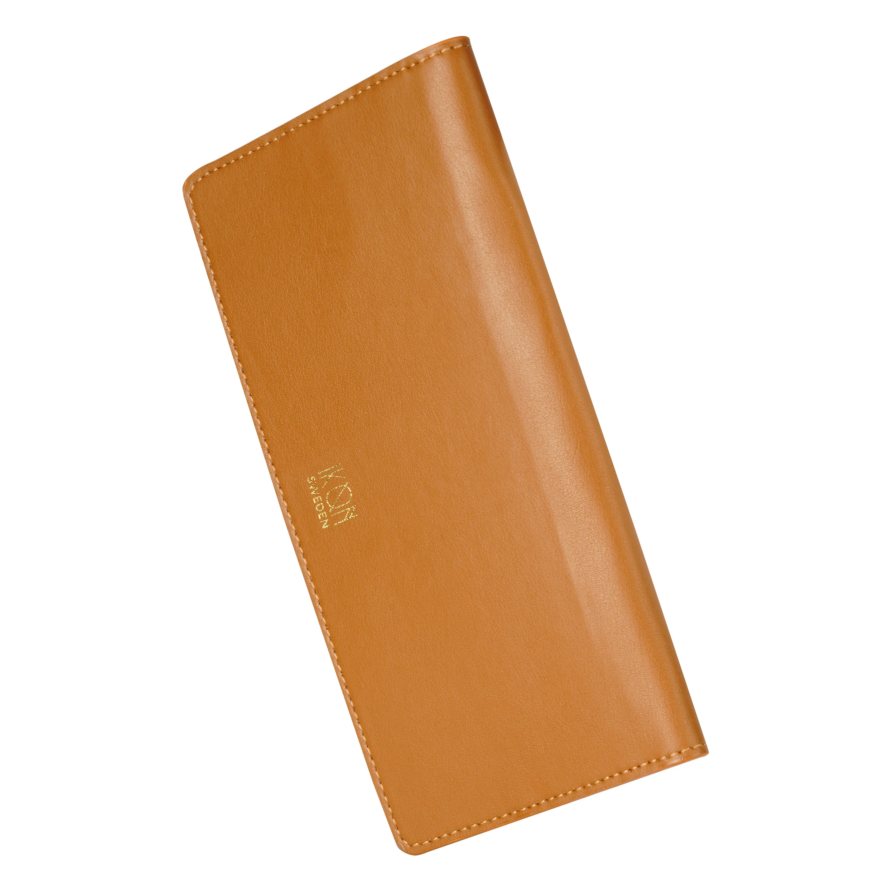 Cactus Leather Slim Wallet Cognac