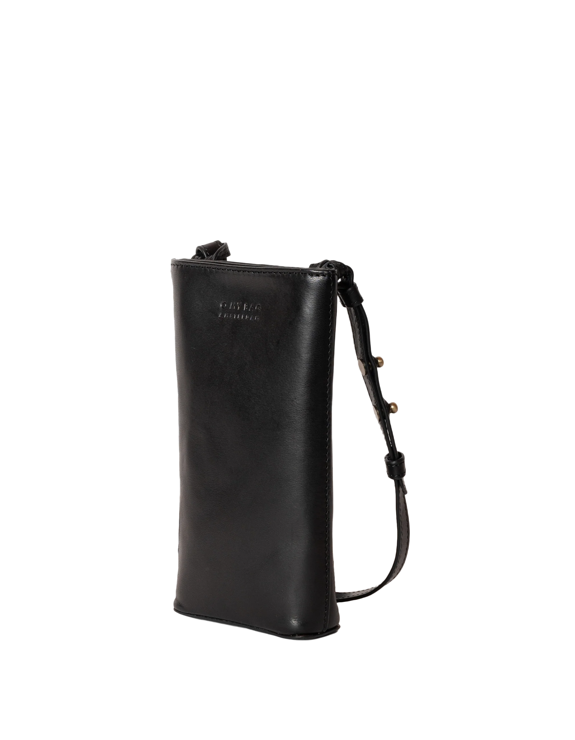 Charlie Phone Bag Classic Leather Black