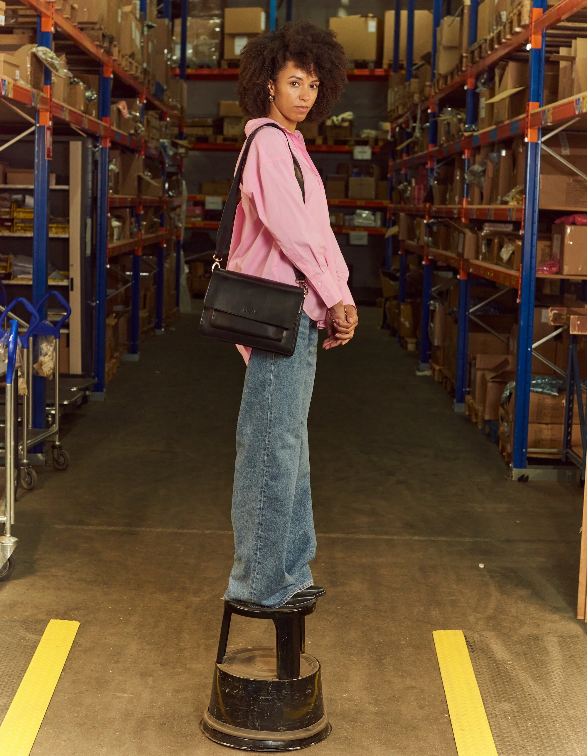 Harper Black Classic Leather