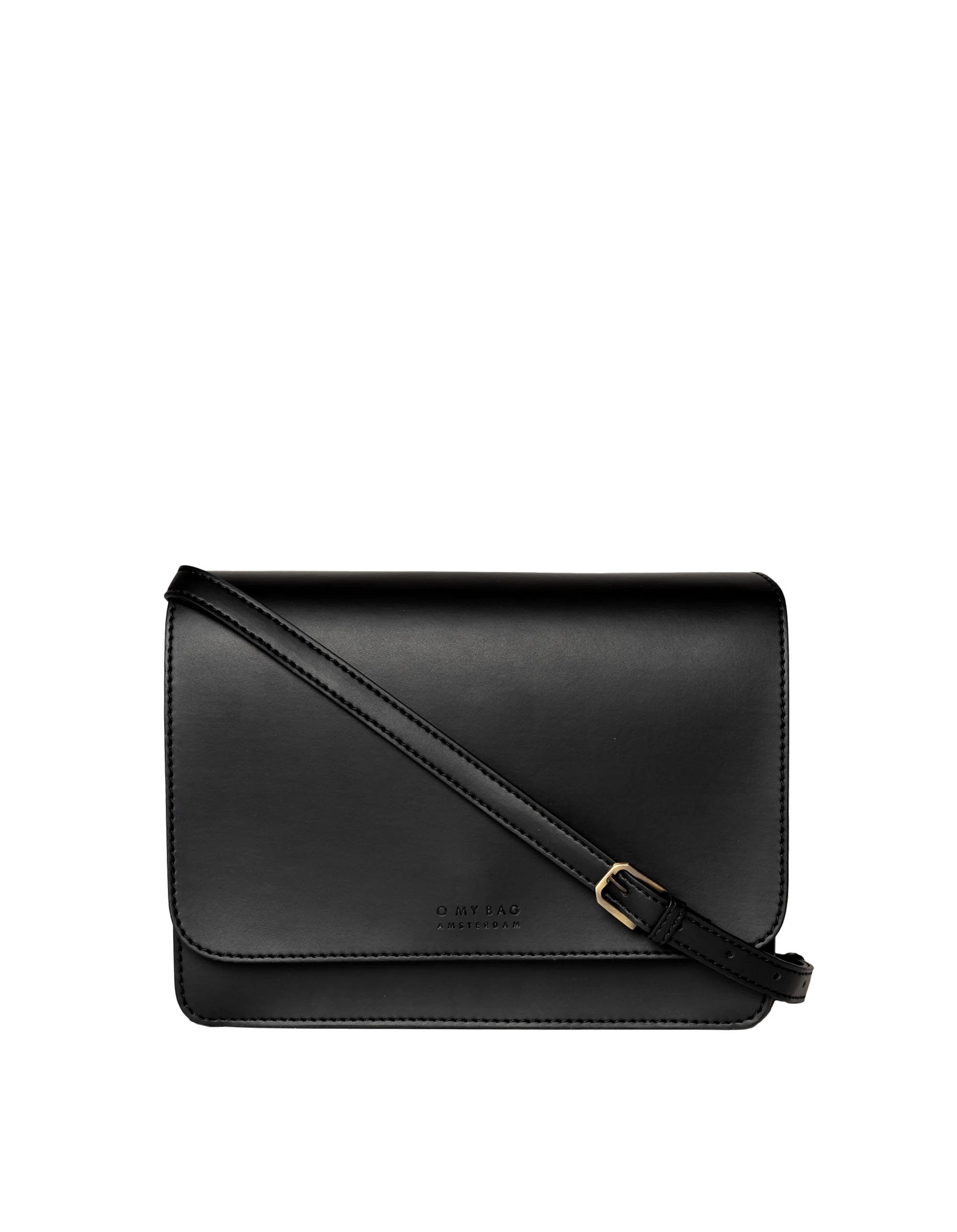Audrey Black Apple Leather