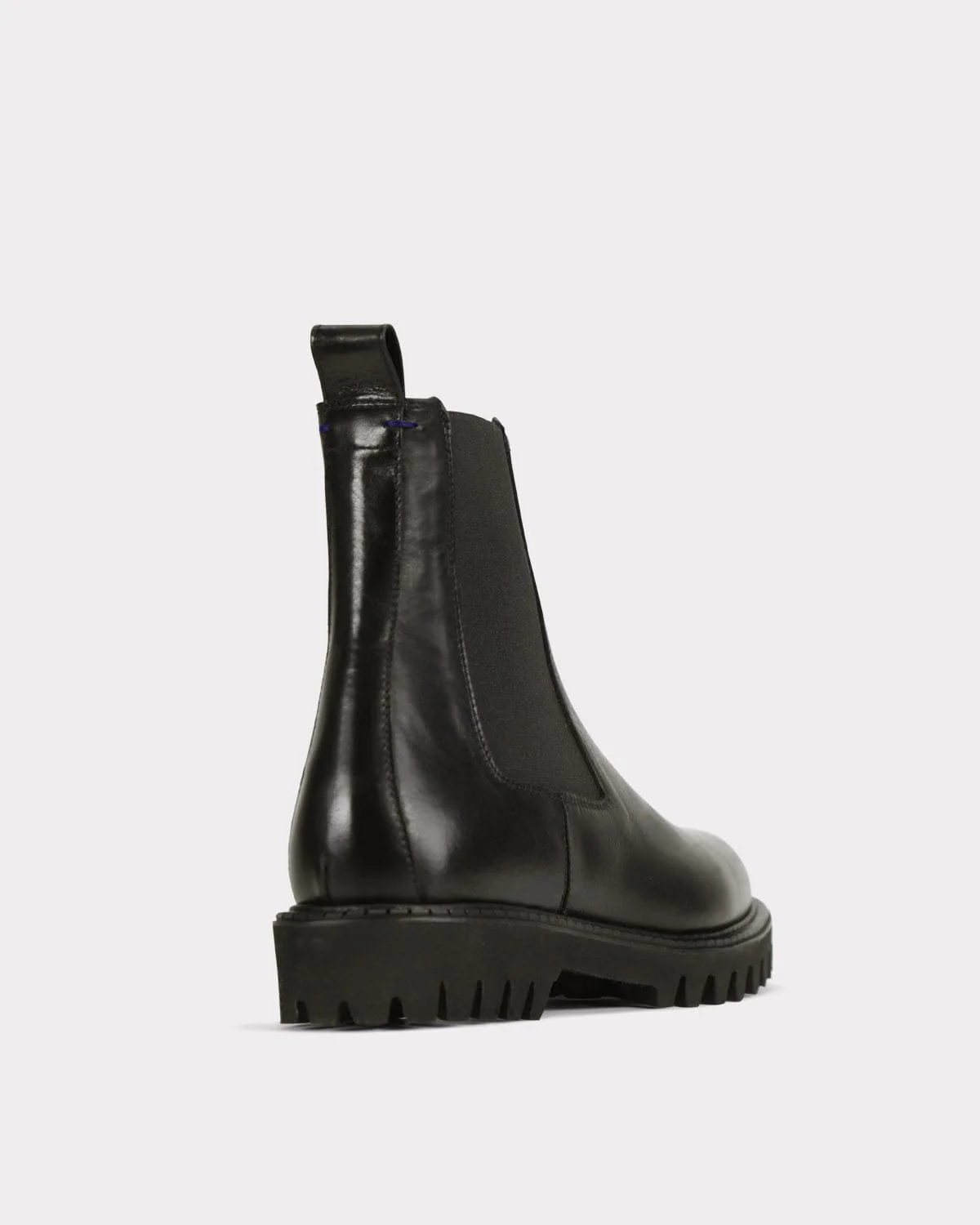 The Leather Lug Sole Black