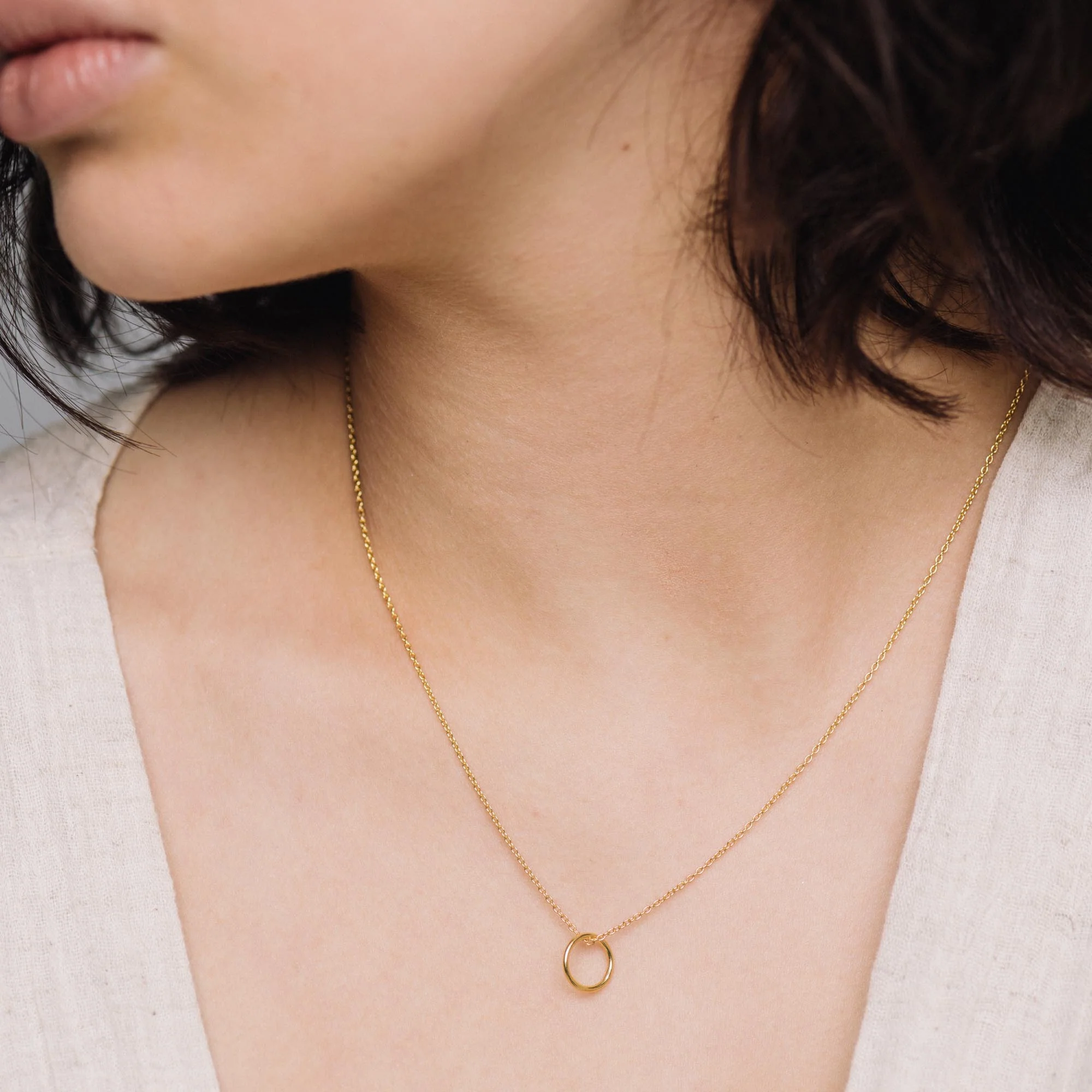 Medium Circle Necklace