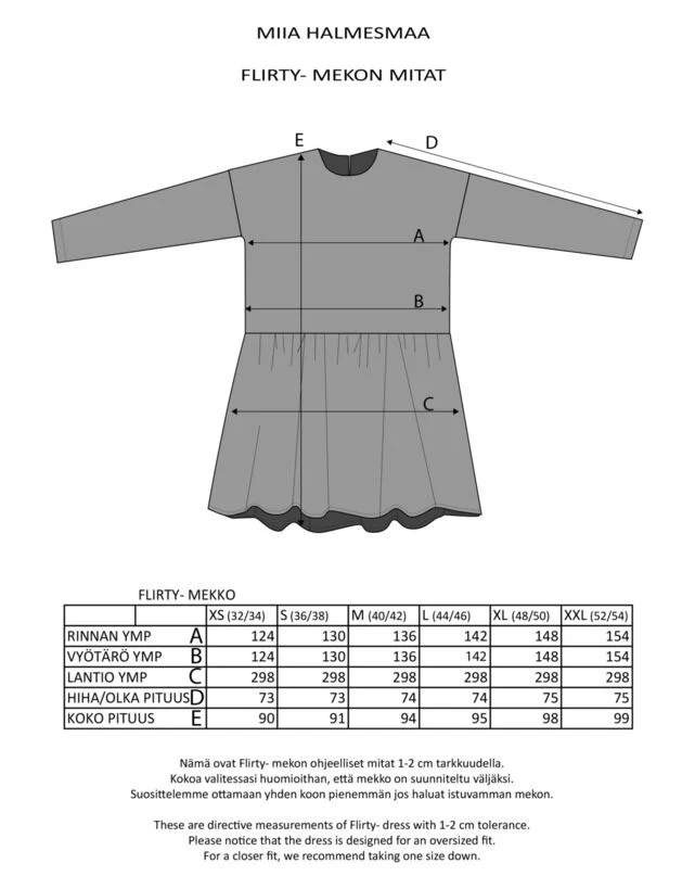 Flirty Dress Puff-Sleeve Black