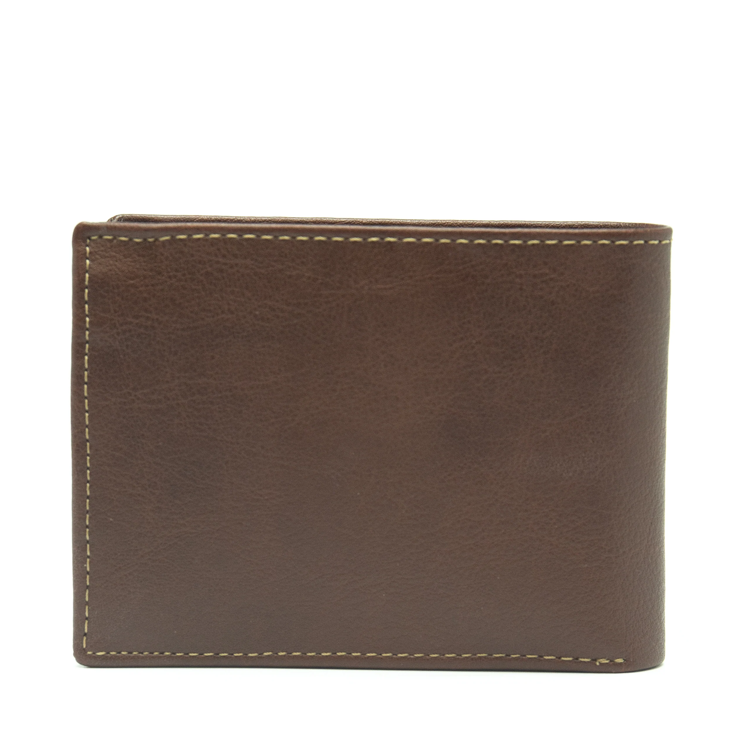 Lyon Brown Wallet With Coin Pocket