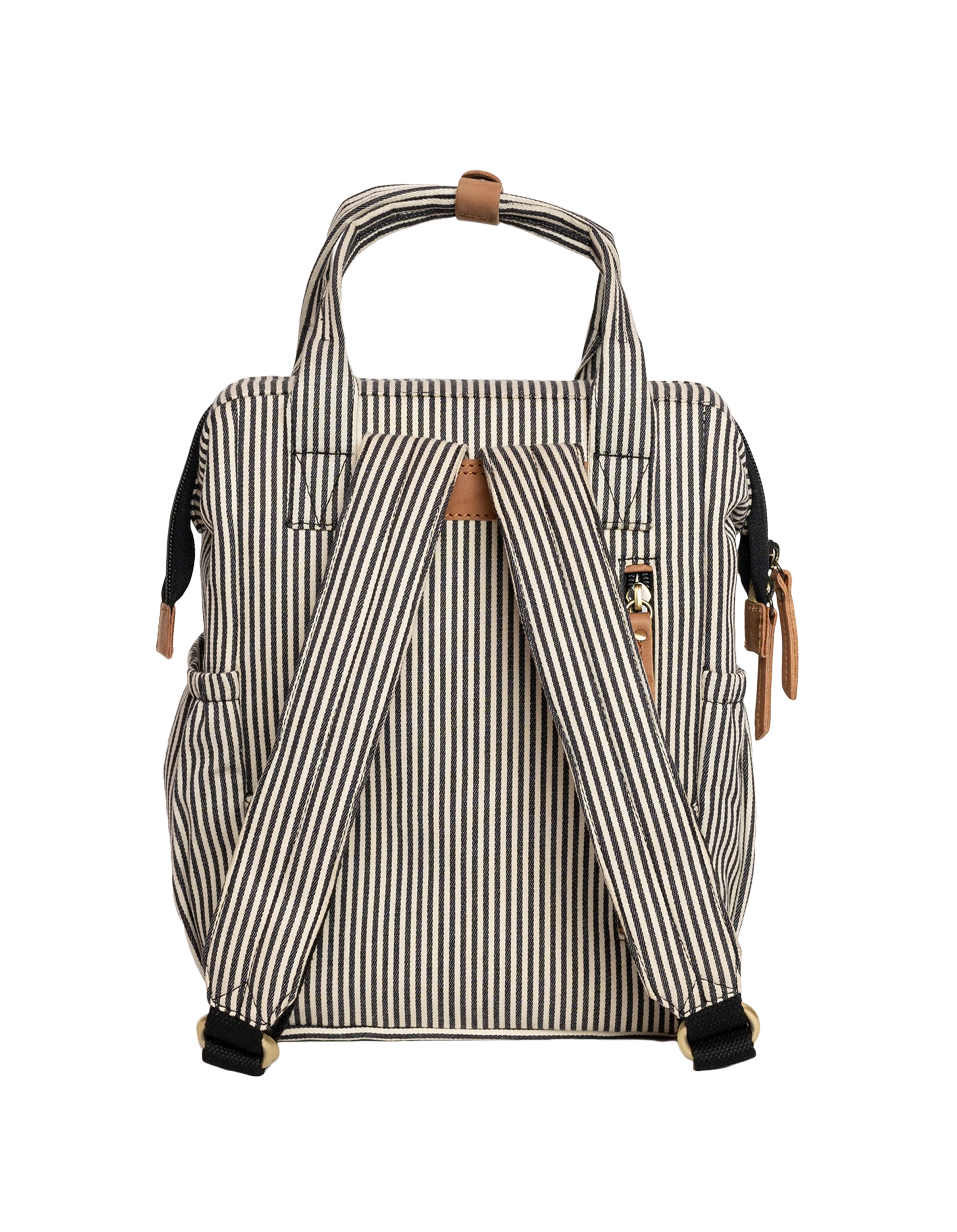 Billie Junior Backpack Signature Lining & Camel Leather