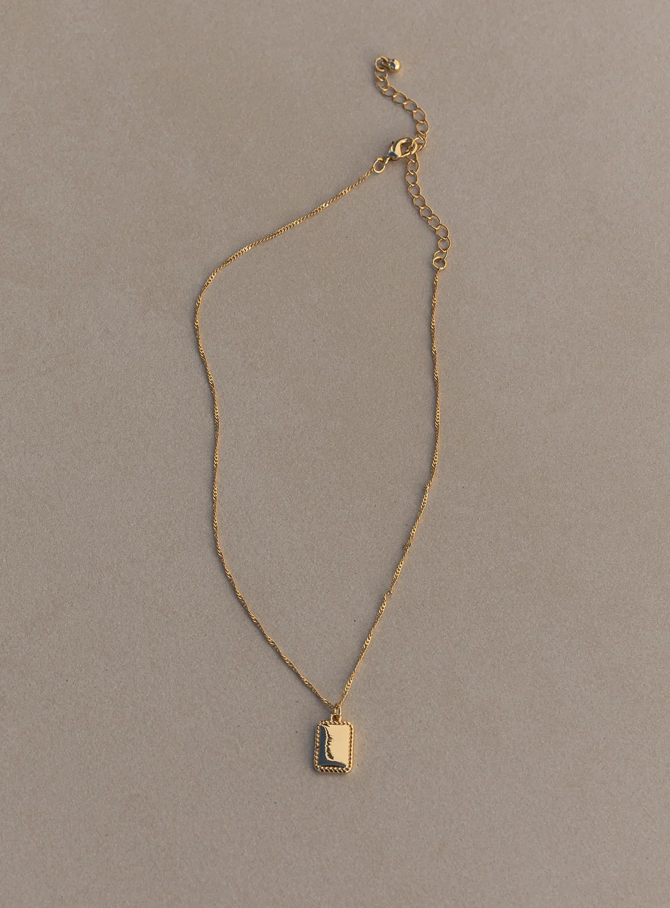 Scottson Gold Plated Pendant Necklace