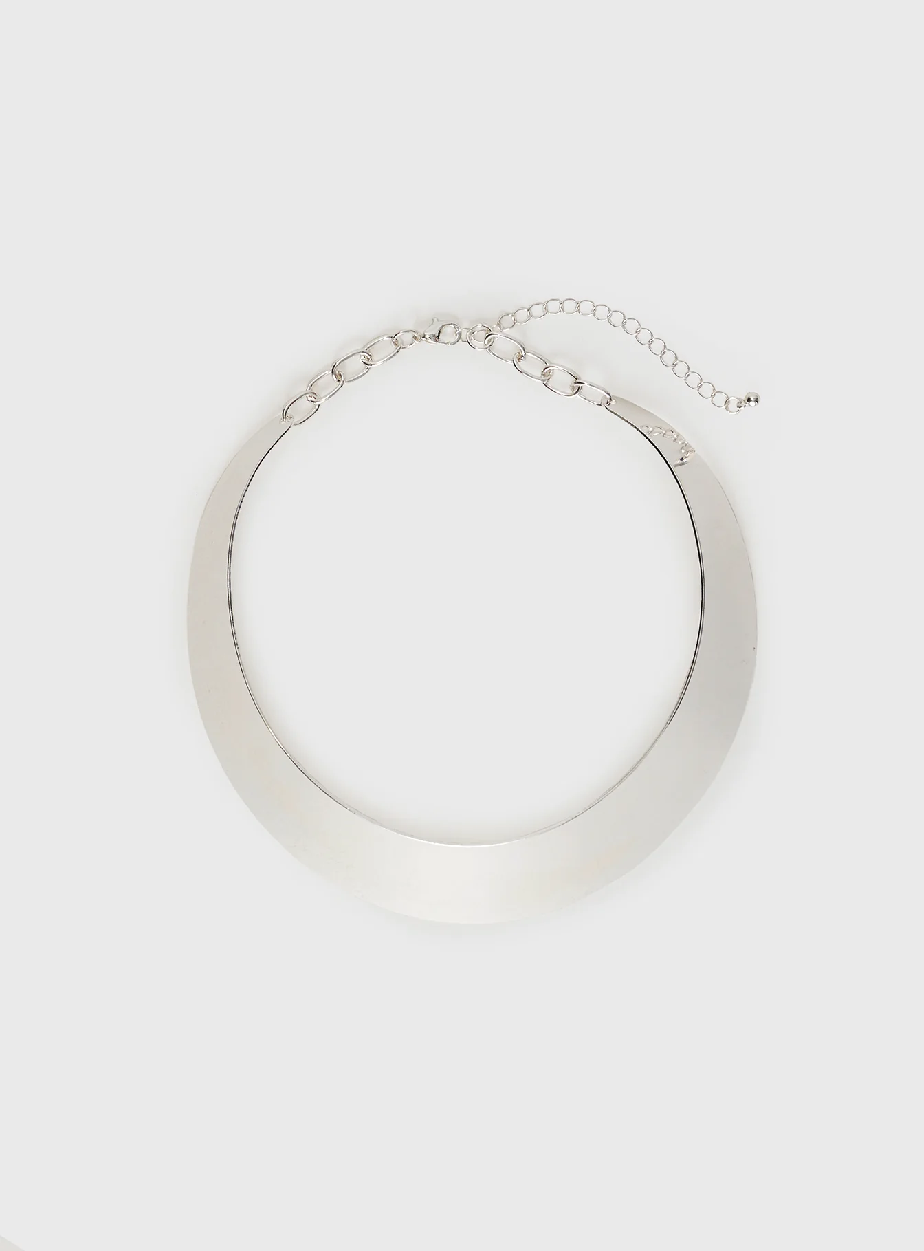 Karta Neck Cuff Silver