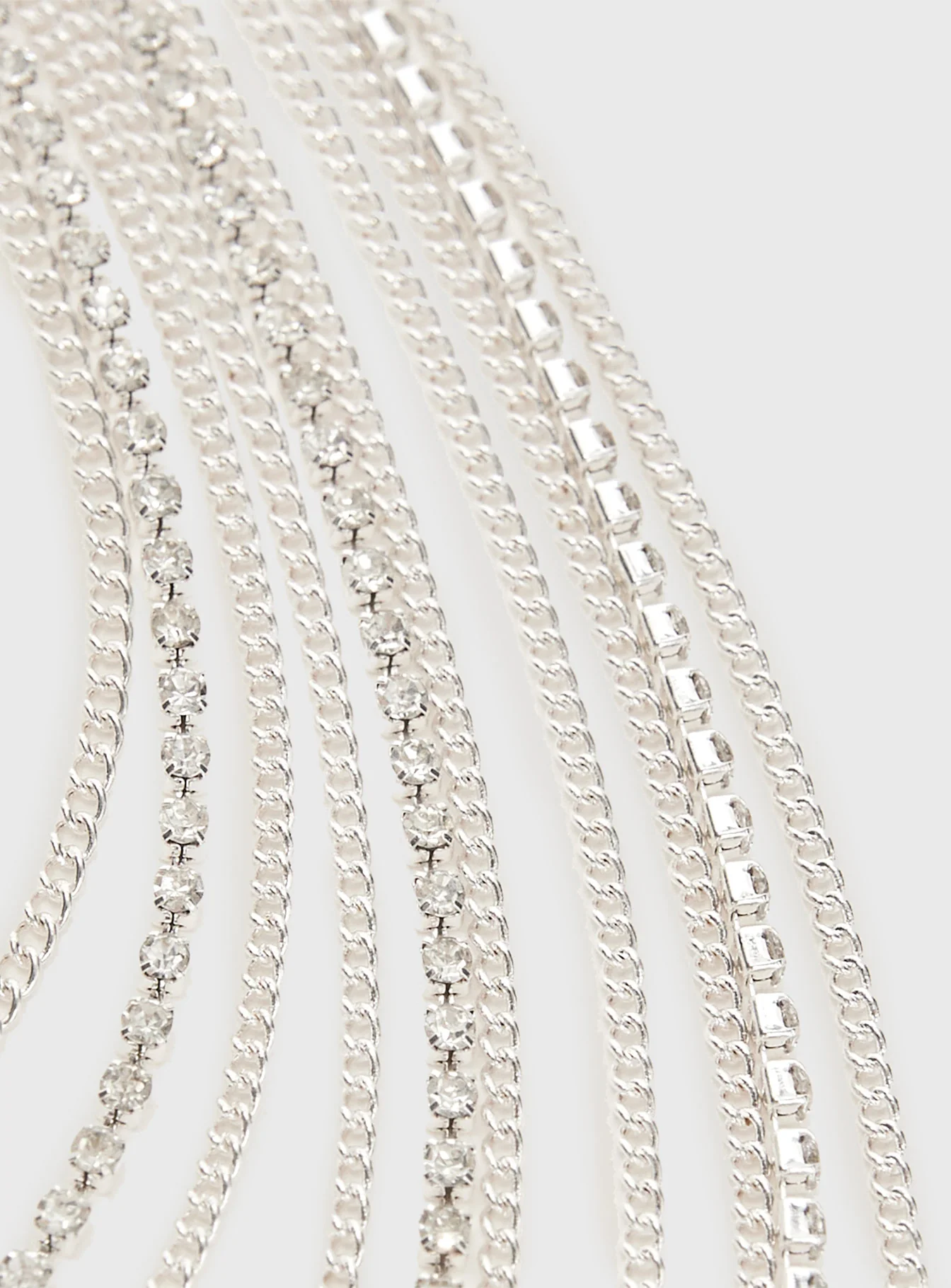 Jamari Layered Necklace Silver