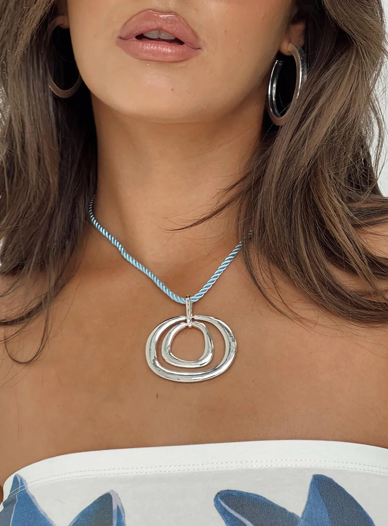 Zenda Necklace Blue / Silver