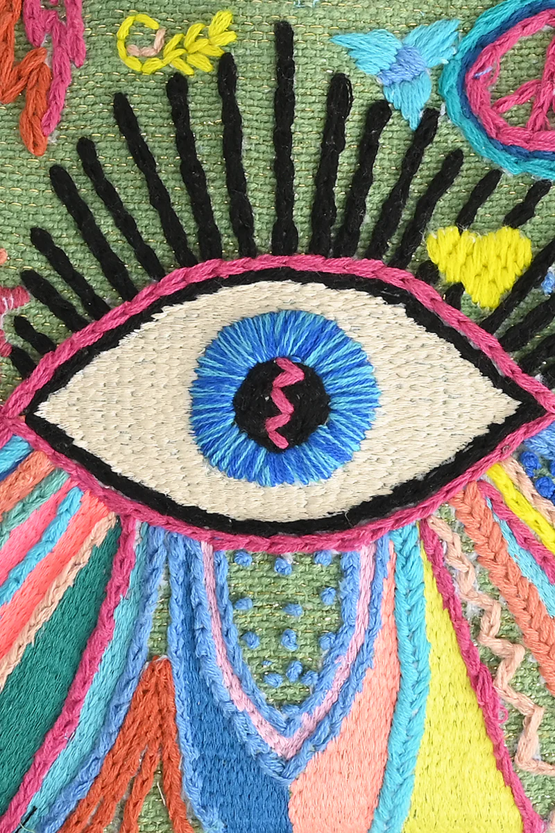 Groovy Evil Eye Mini Tote