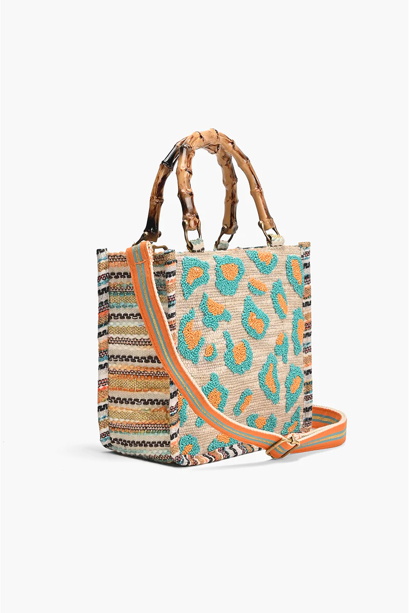 Wild Leopard Handheld Tote