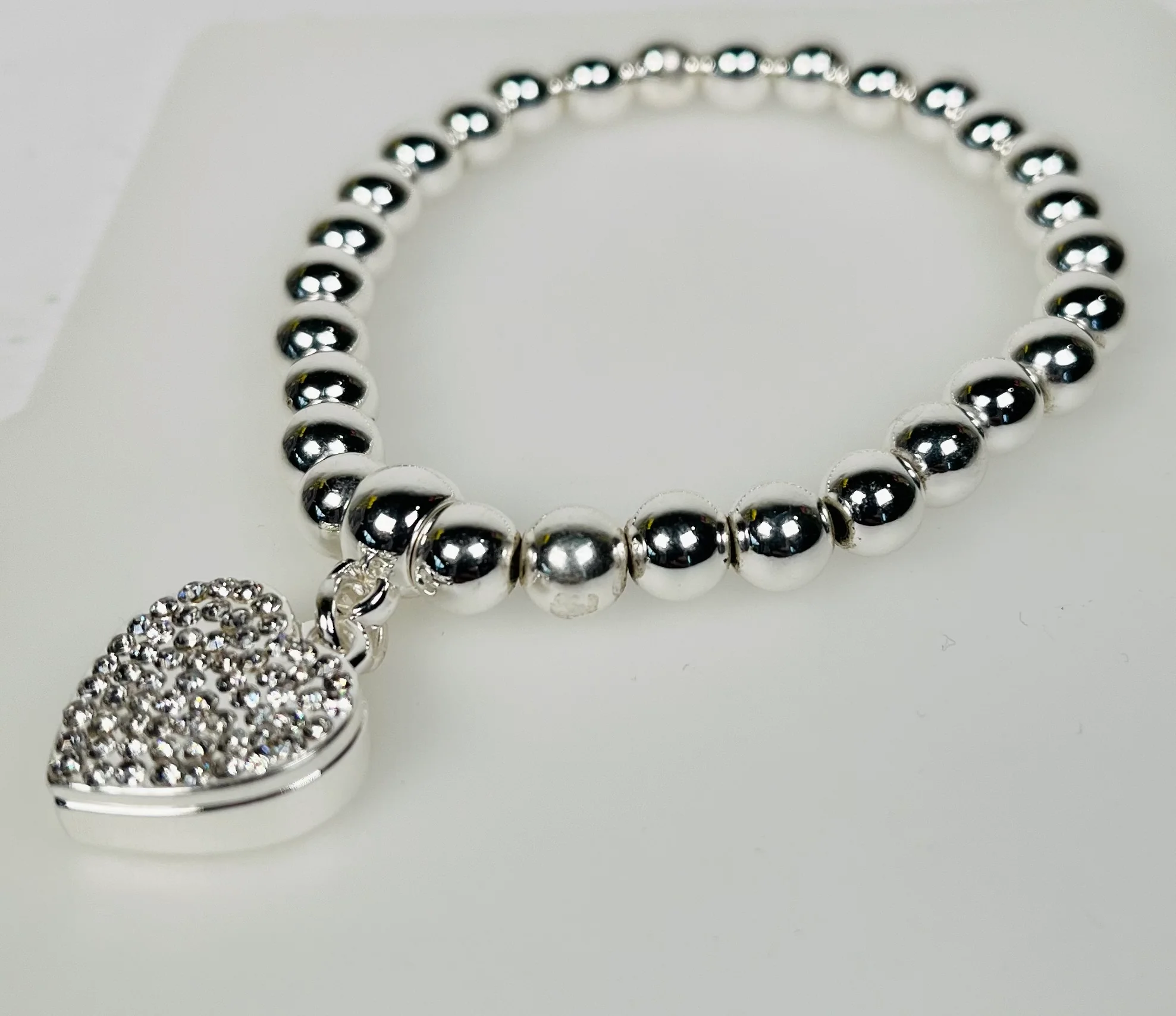 Twinkle Heart Beaded Bracelet