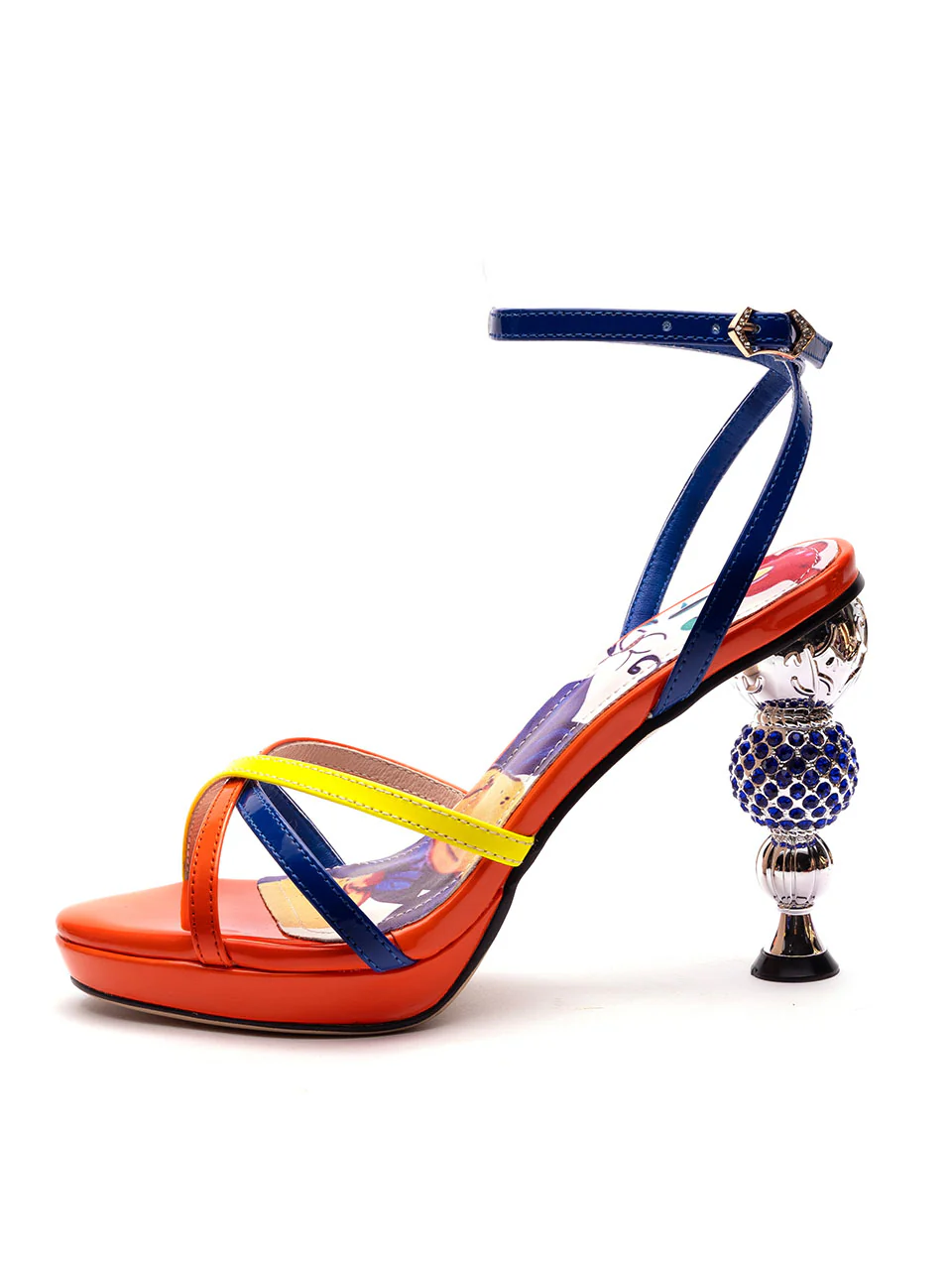 10CM Platform Spherical Heel Sandals Retro Shoes