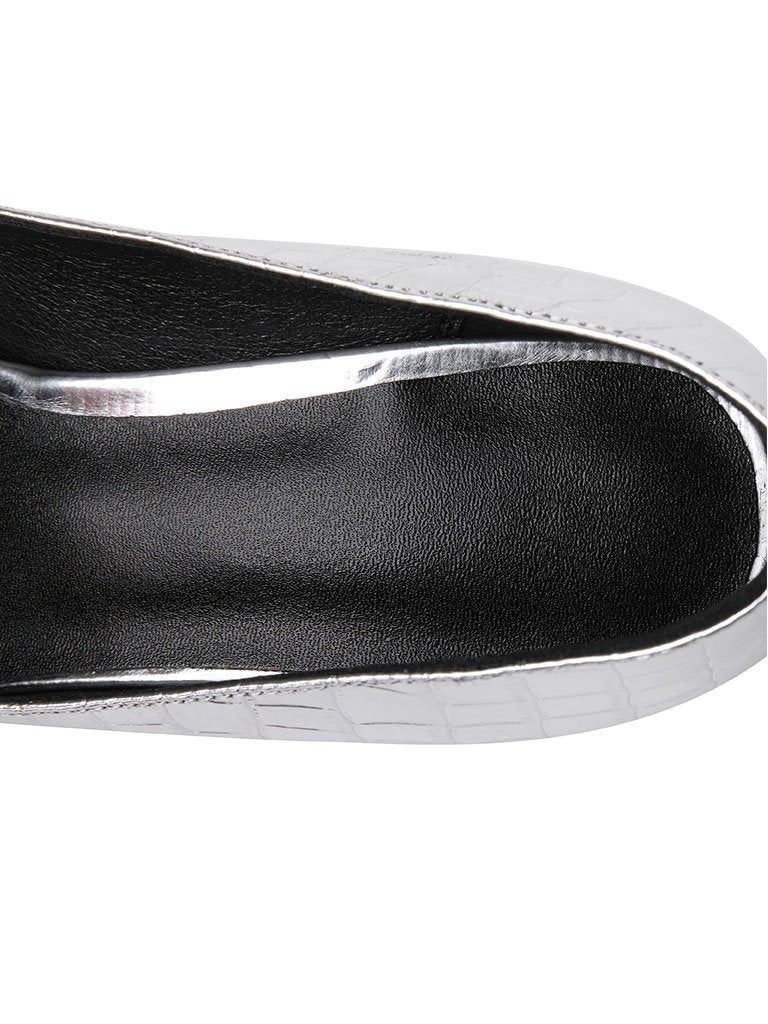 7CM High Heel  Pointed Toe Leather Shoes