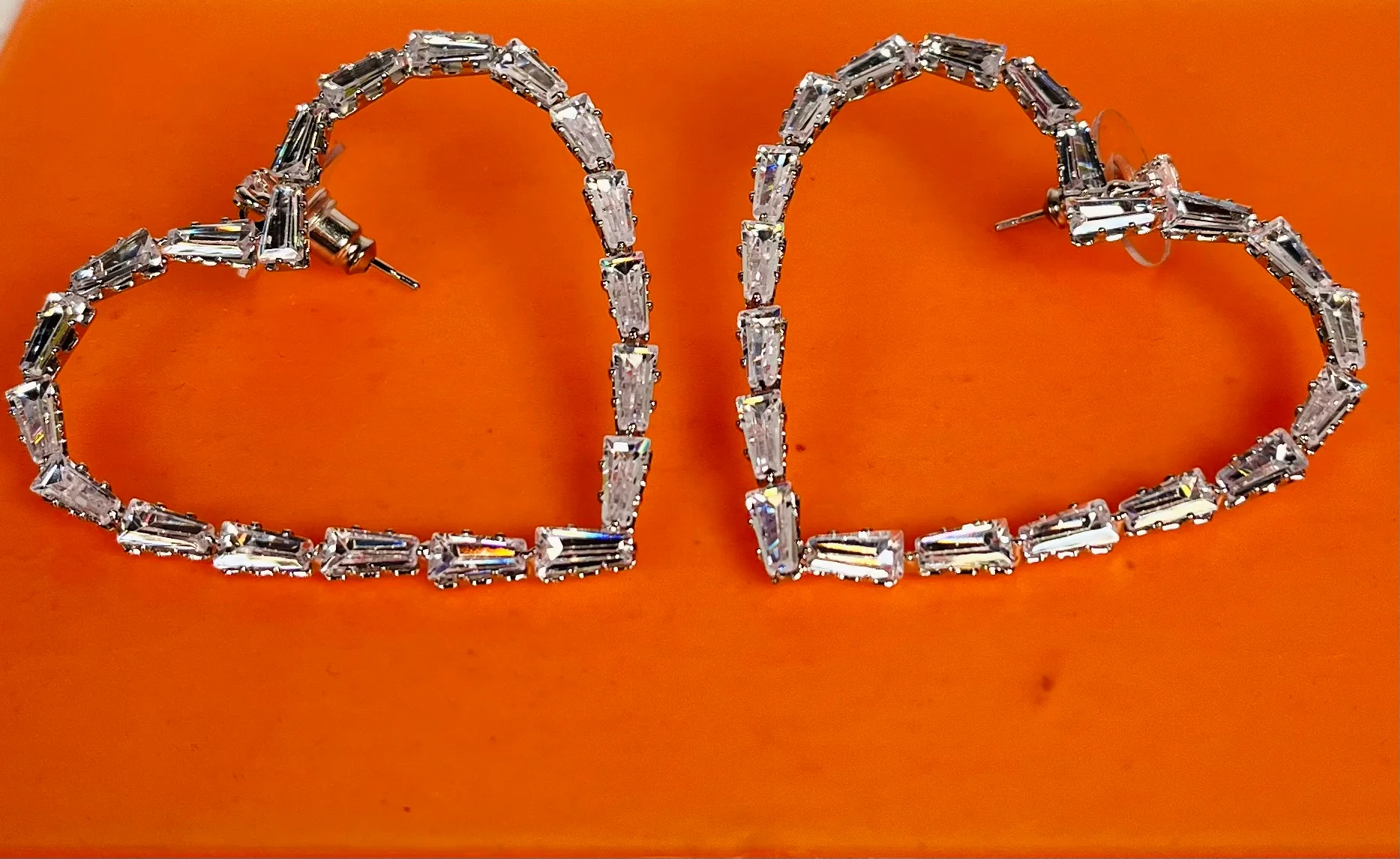 Joanne Diamante Heart Earrings