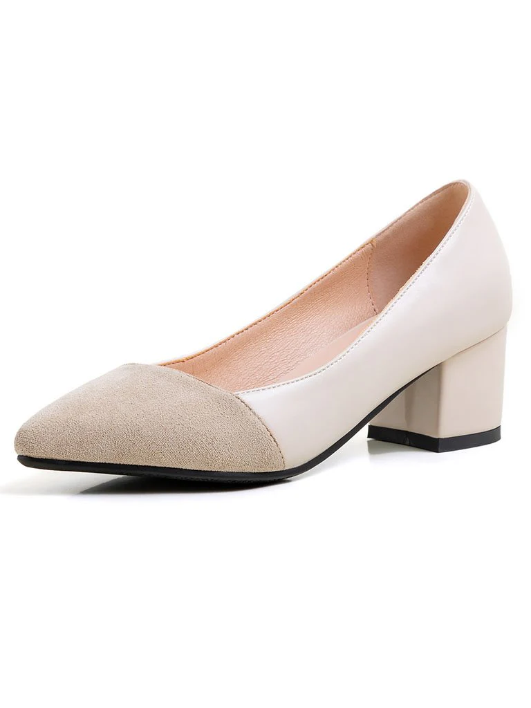 Stiletto Heel Pointed Toe PU Vintage Shoes