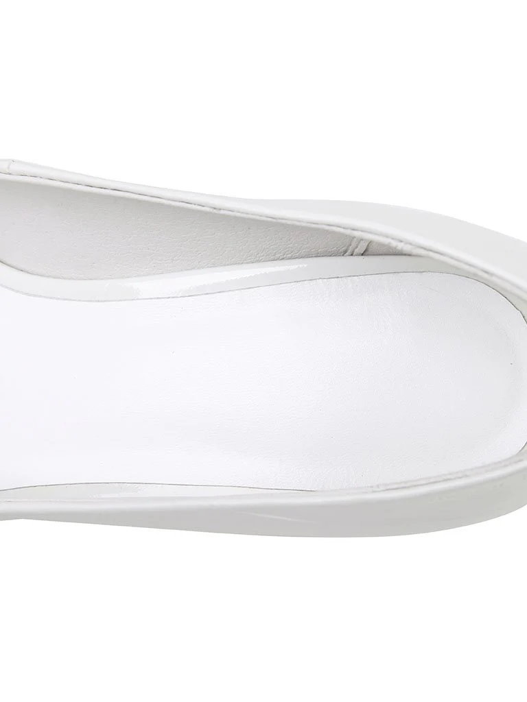 10.5CM High Heel Platform Pointed Toe Leather Shoes