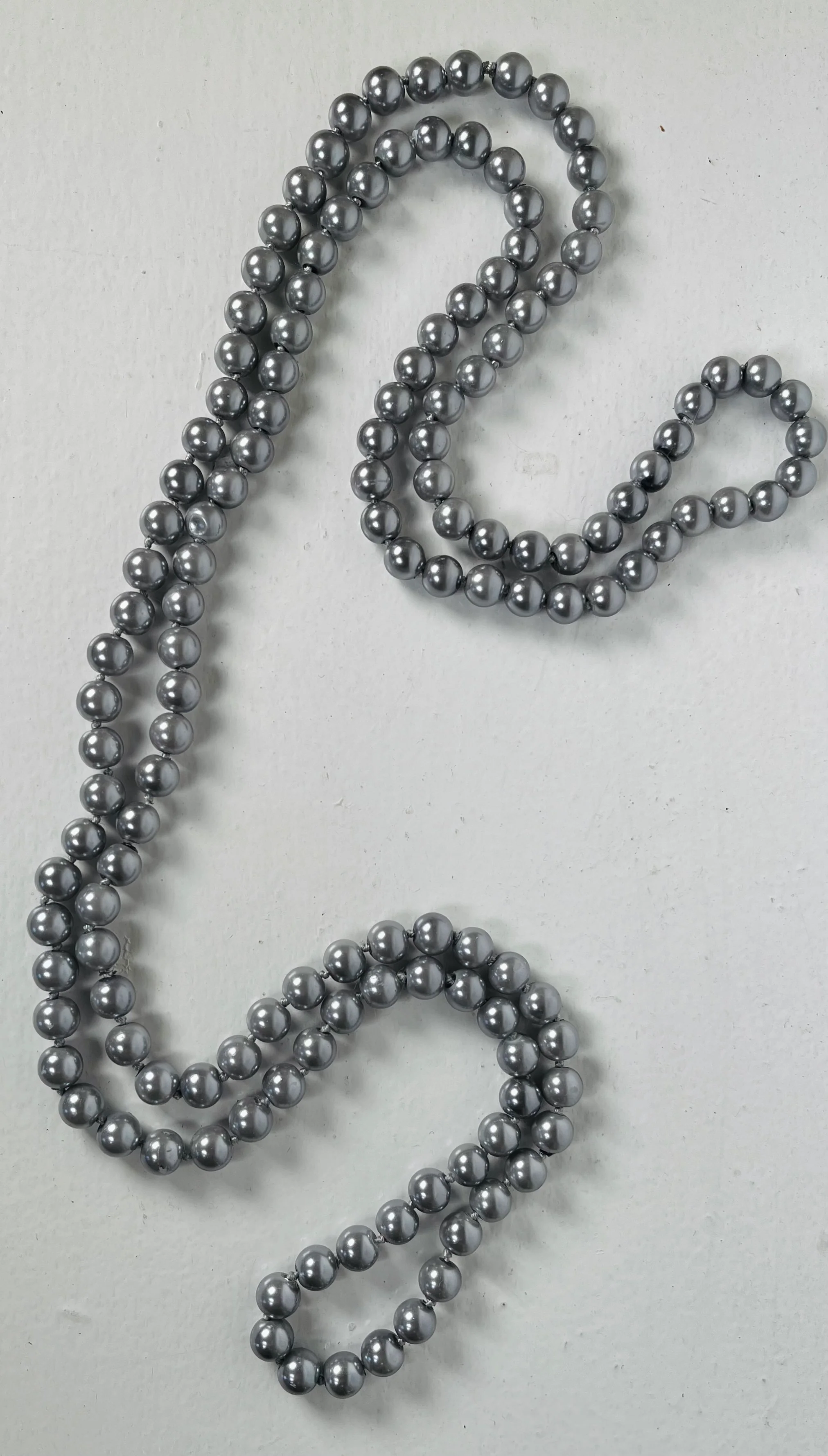 Darcie Beaded Necklace - Charcoal