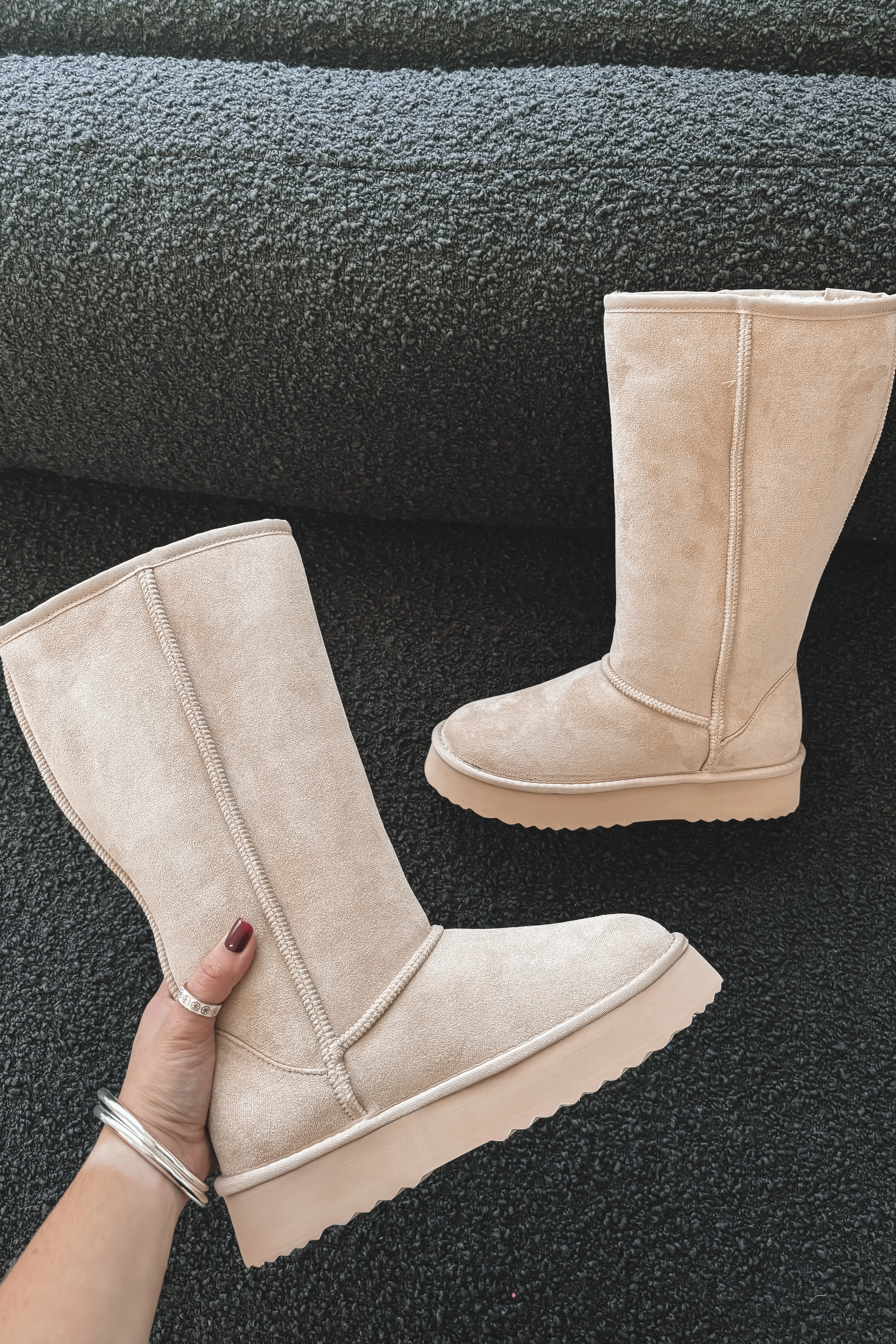 Matisse Ski Valley Knee High Fur Boots