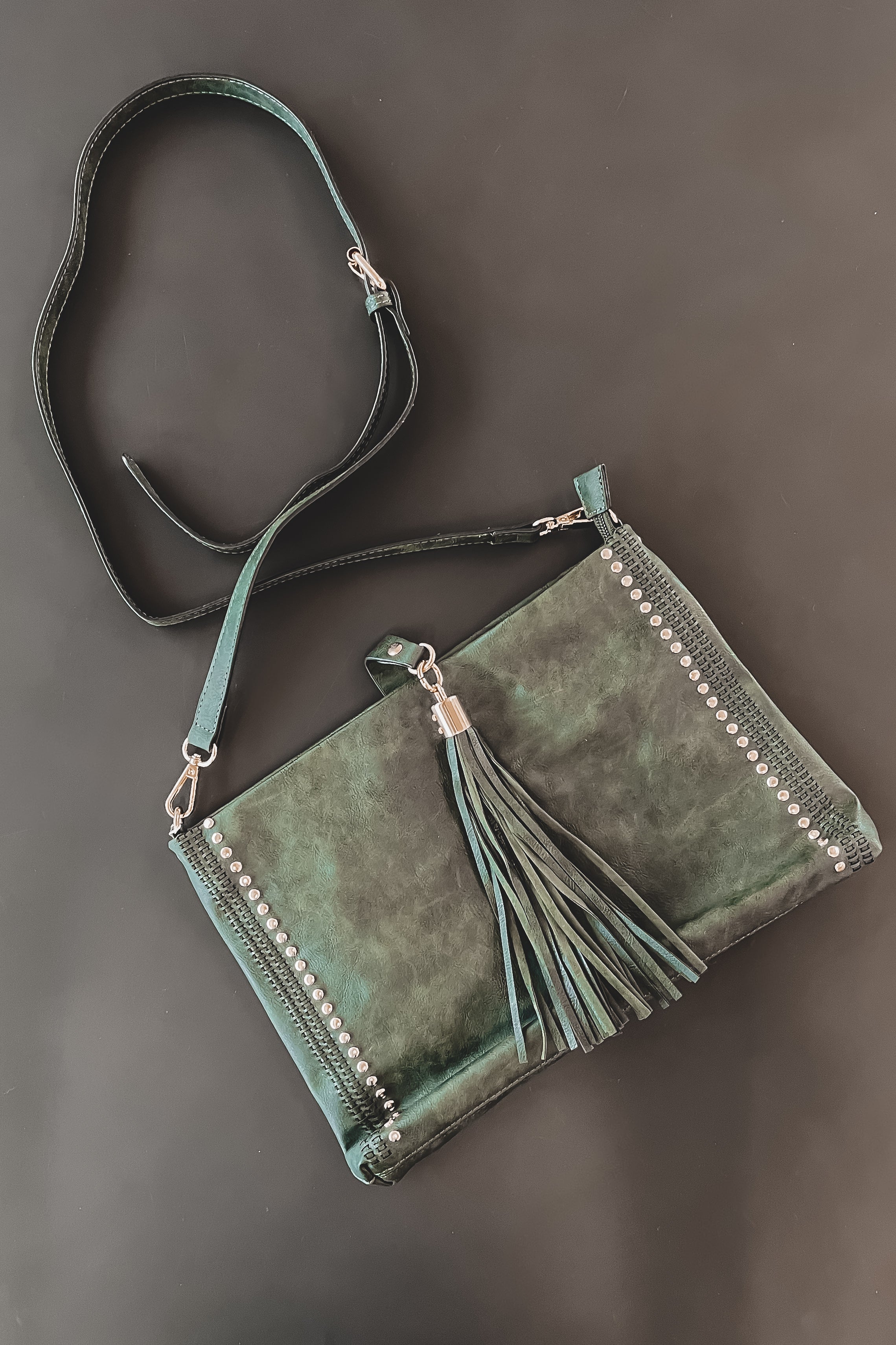 HOLIDAY DEAL  Oh So Chic Vegan Leather Crossbody Bag
