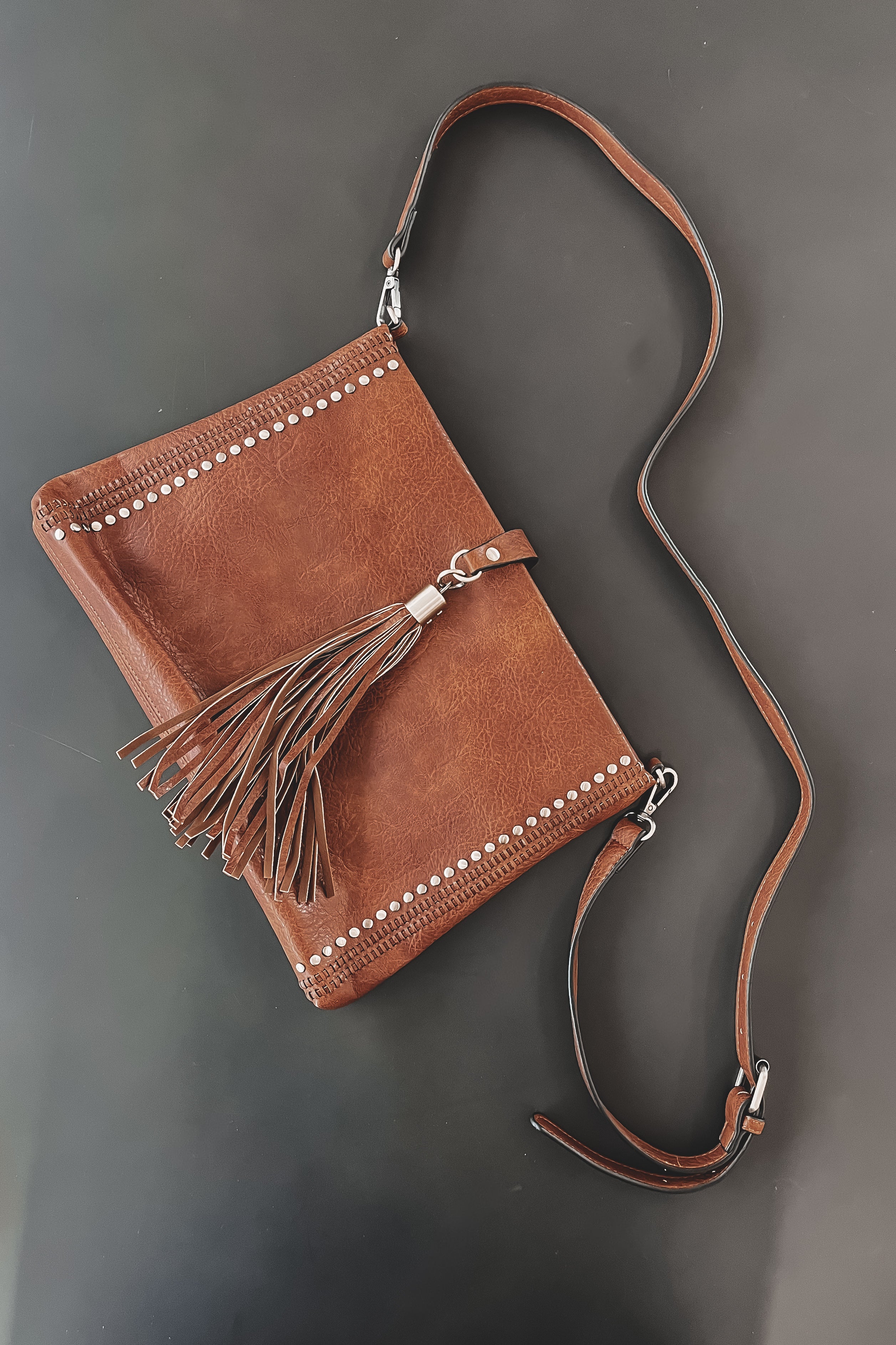 HOLIDAY DEAL  Oh So Chic Vegan Leather Crossbody Bag