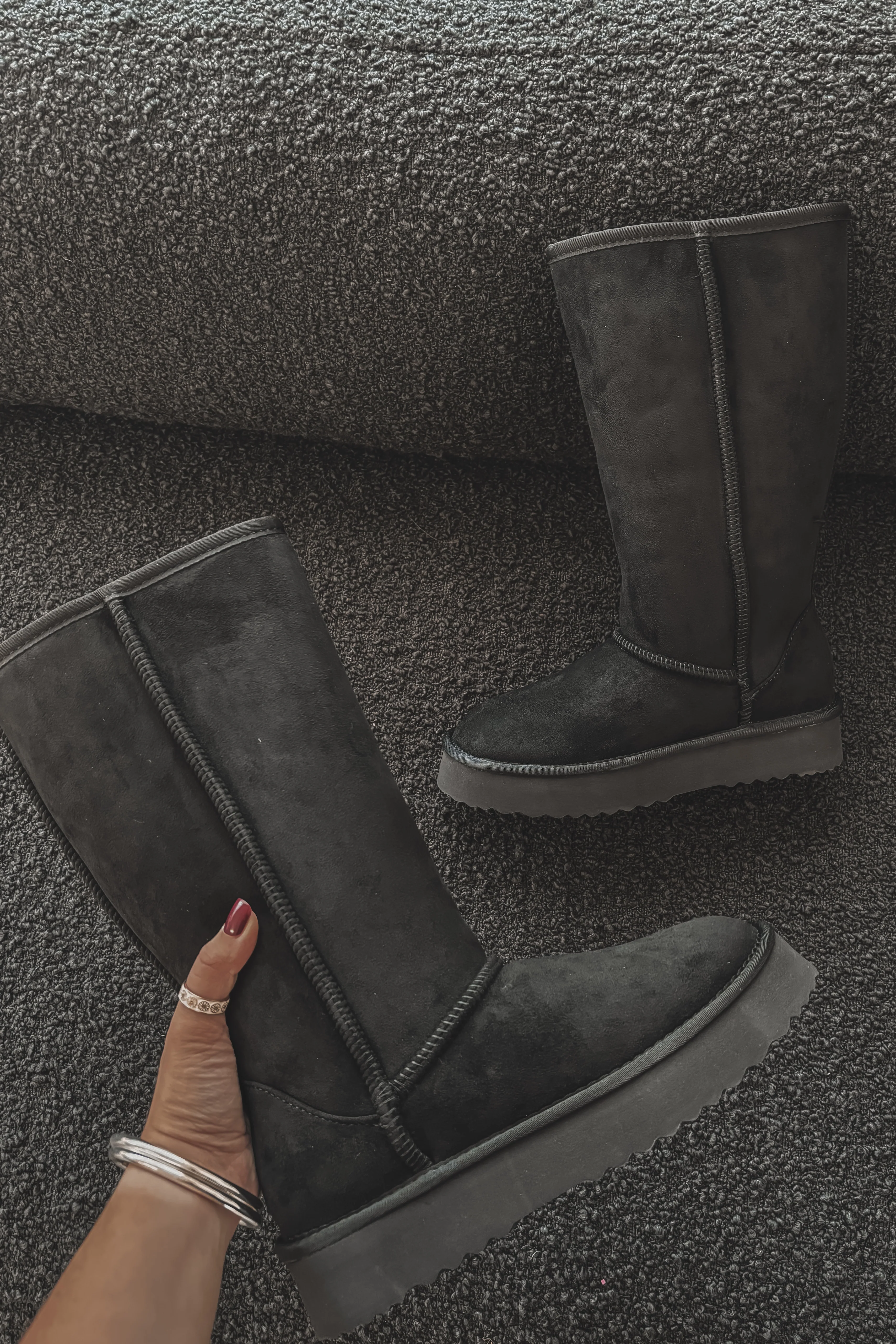 Matisse Ski Valley Knee High Fur Boots