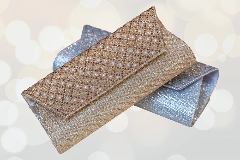 Beaded Sparkle Flap Bag