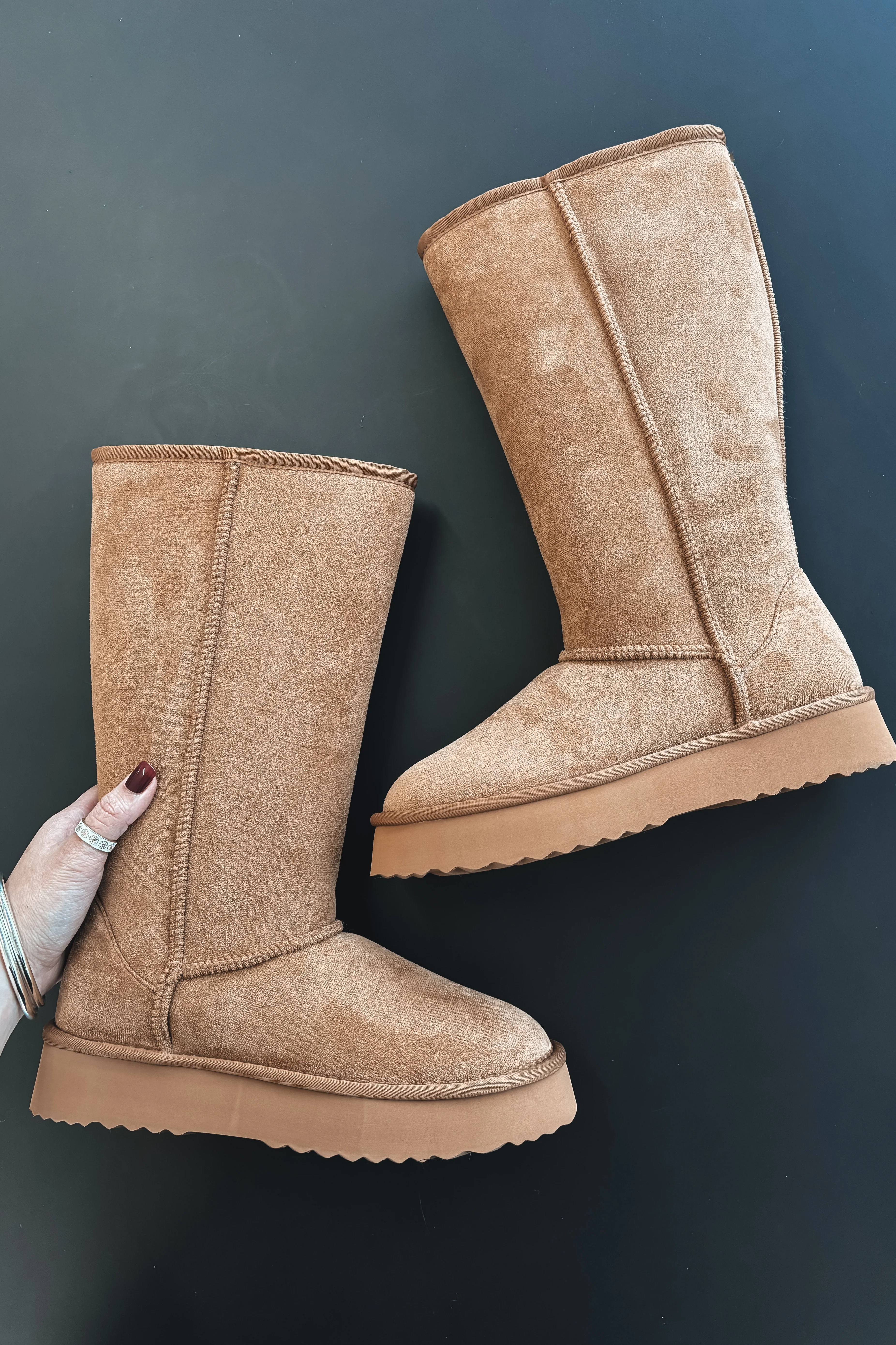 Matisse Ski Valley Knee High Fur Boots