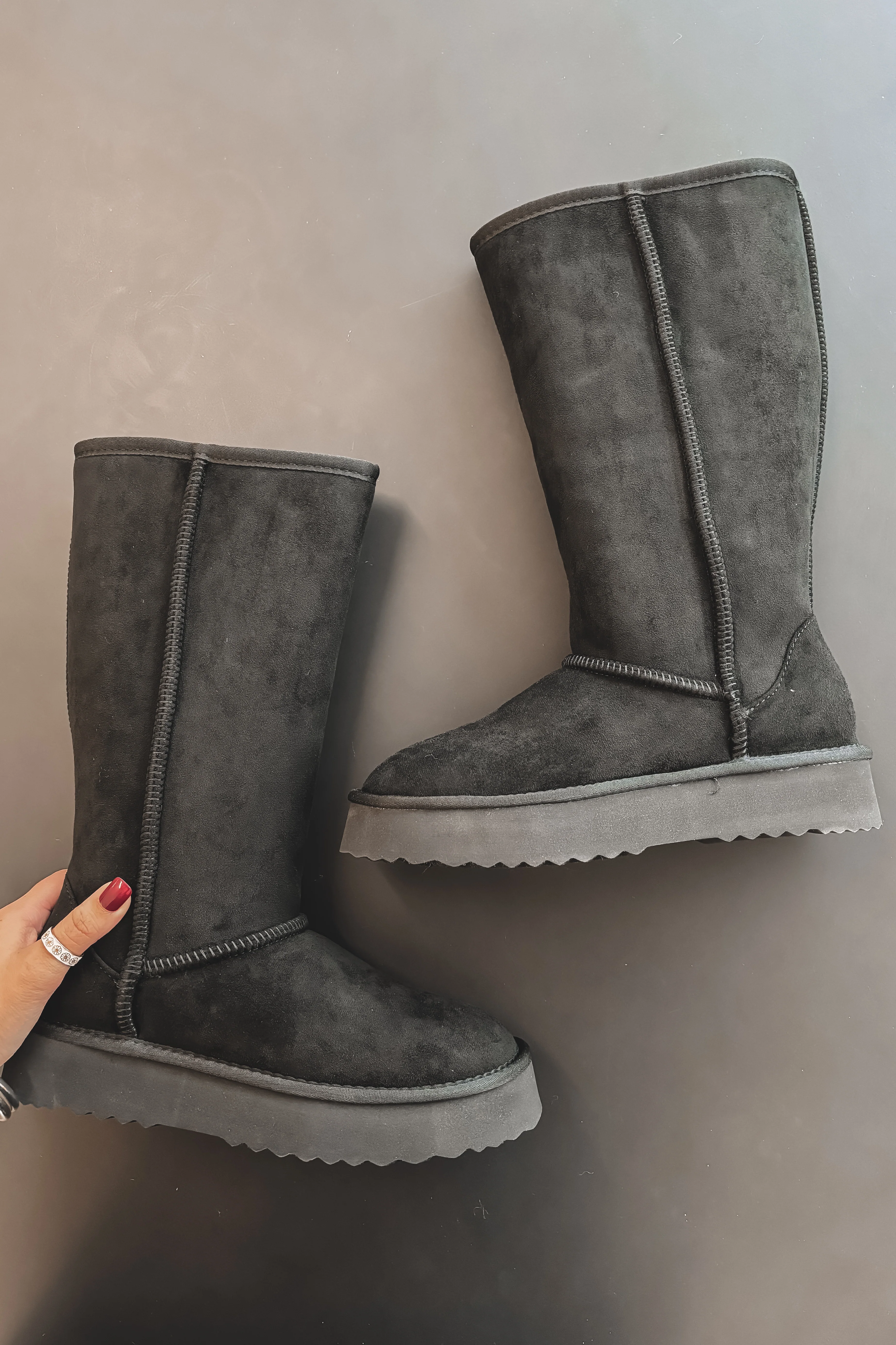 Matisse Ski Valley Knee High Fur Boots