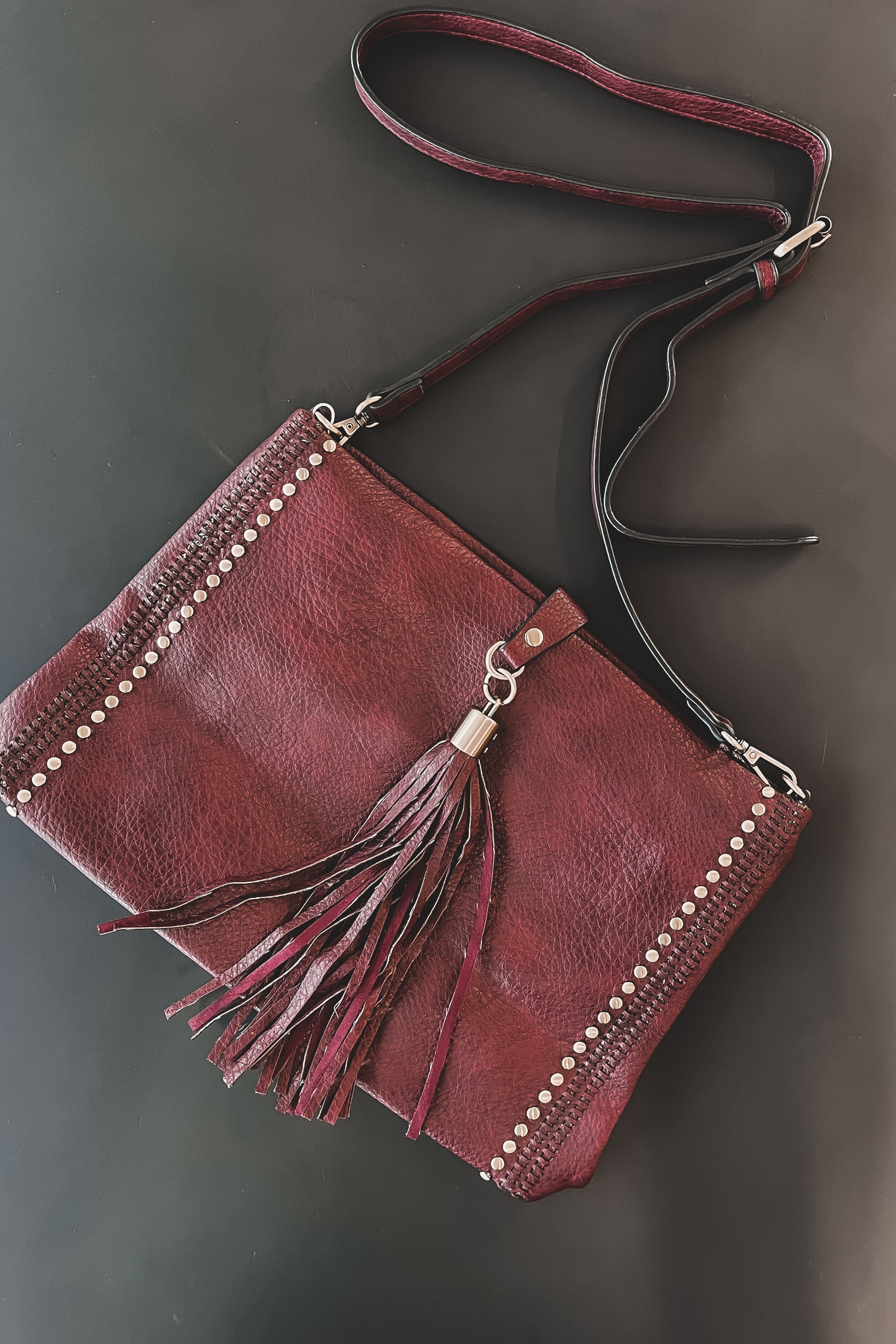 HOLIDAY DEAL  Oh So Chic Vegan Leather Crossbody Bag