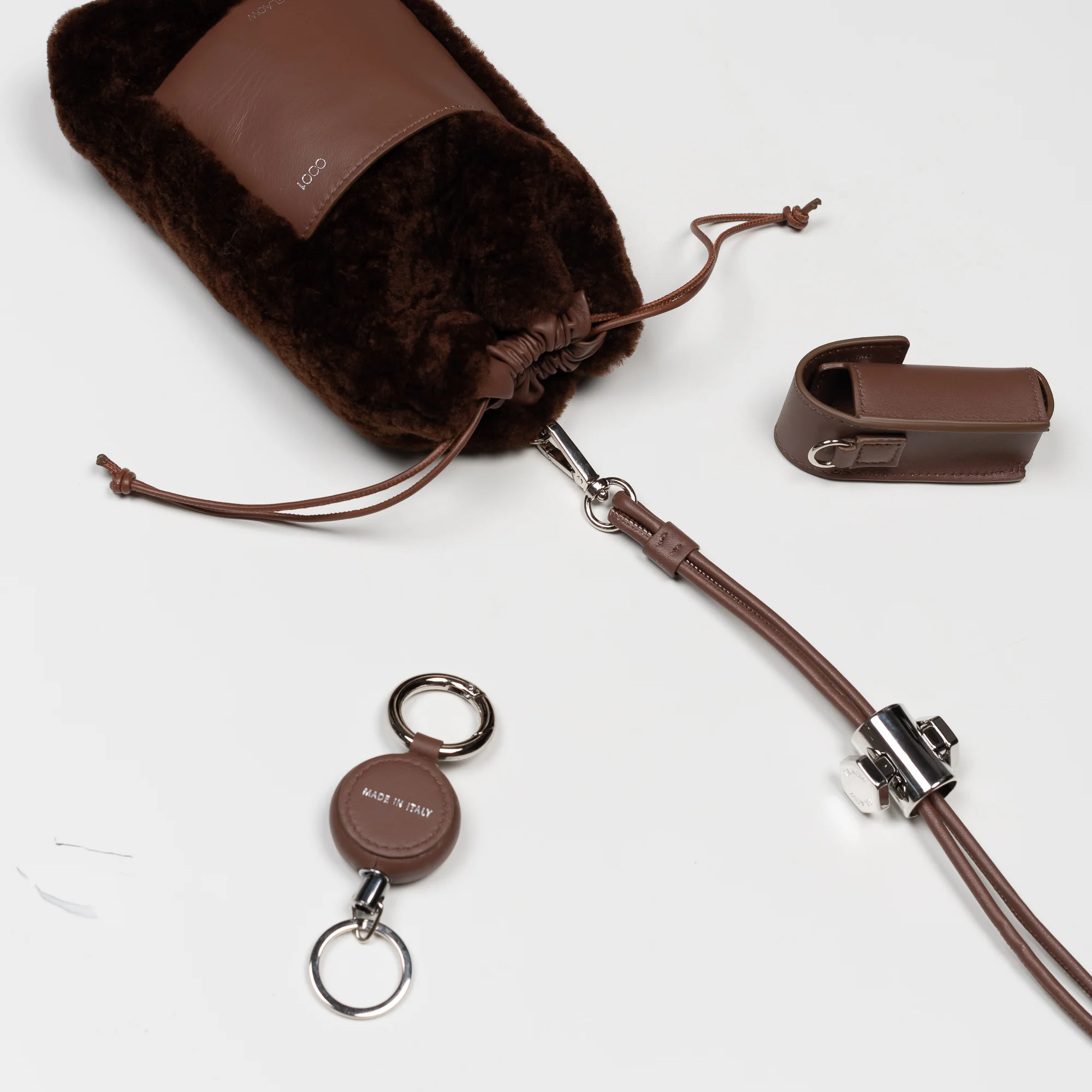 PXL1JW Shearling Bag