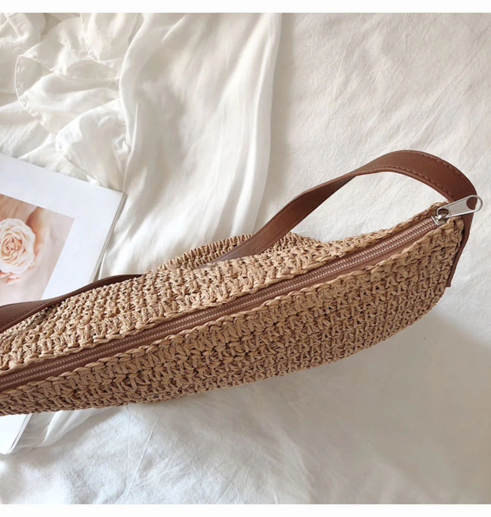 Handbags Straw Woven Retro Shoulder Bag