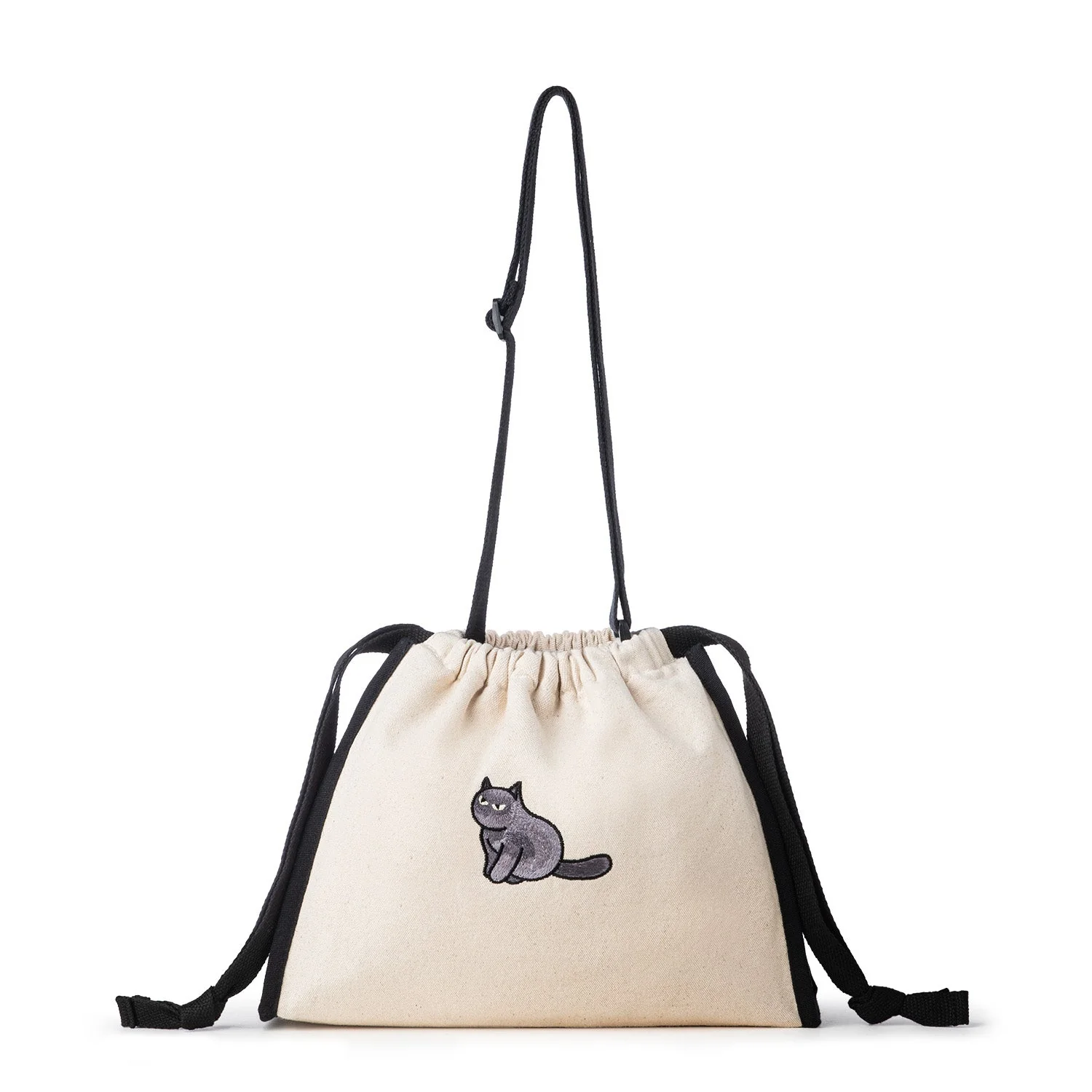 Furry Drawstring 37 Crossbody Bag