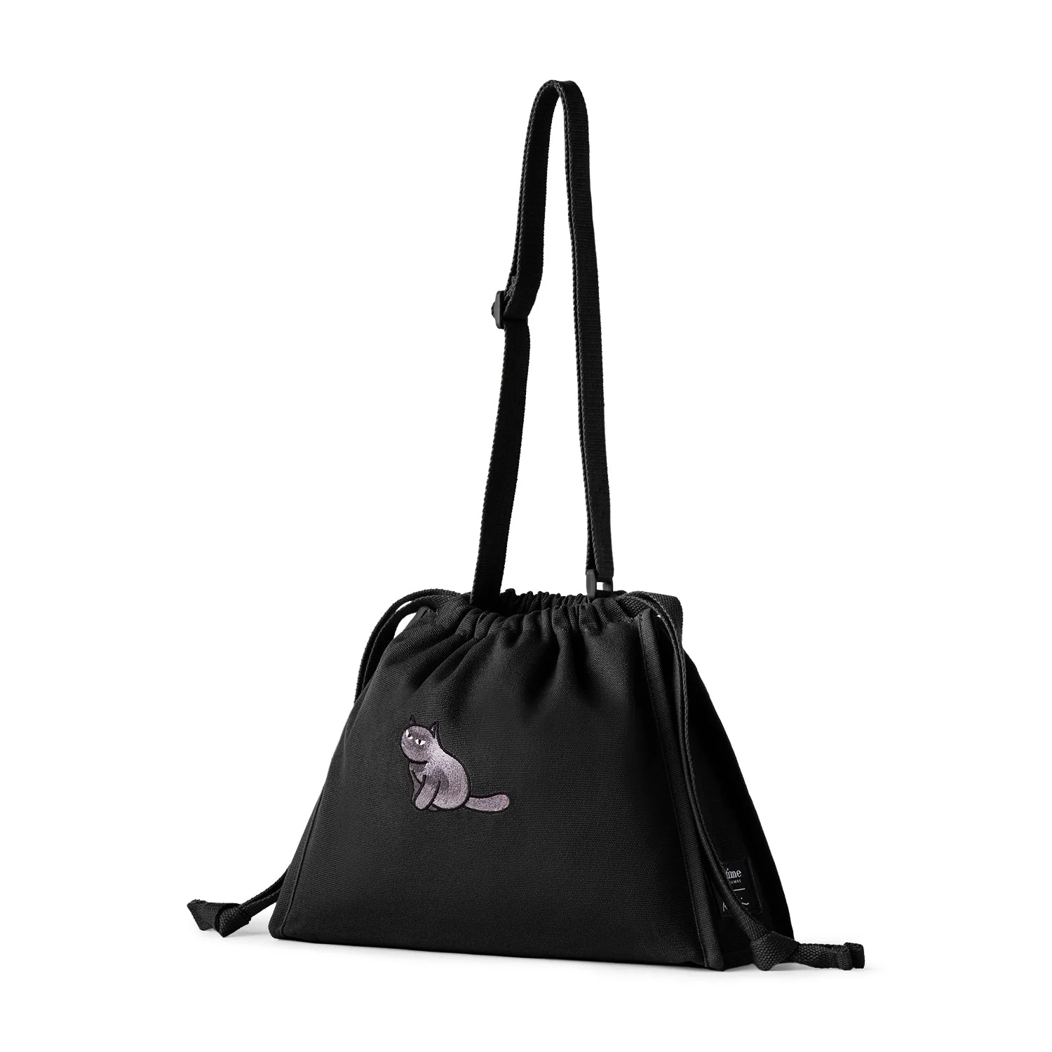 Furry Drawstring 37 Crossbody Bag