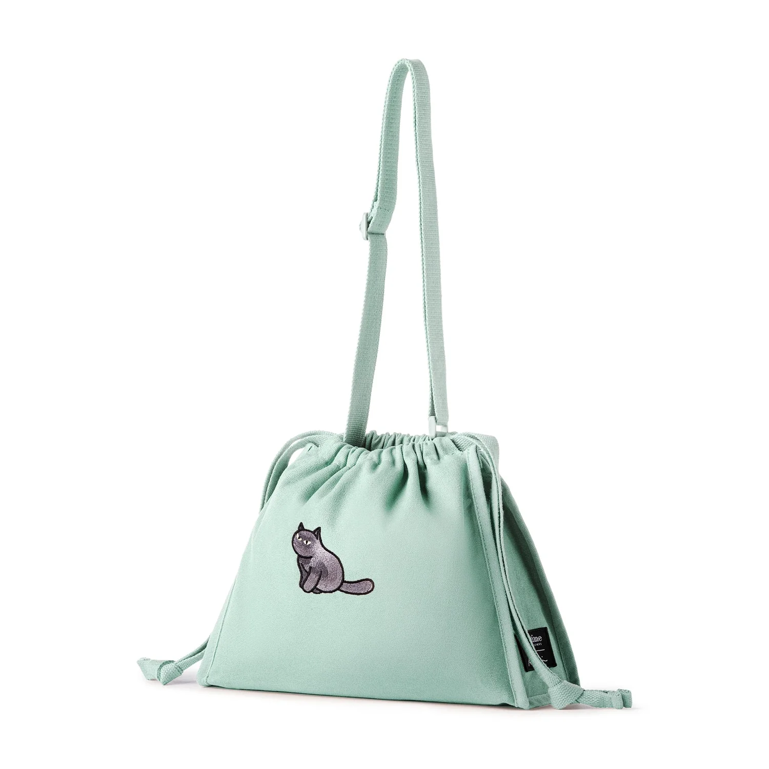Furry Drawstring 37 Crossbody Bag