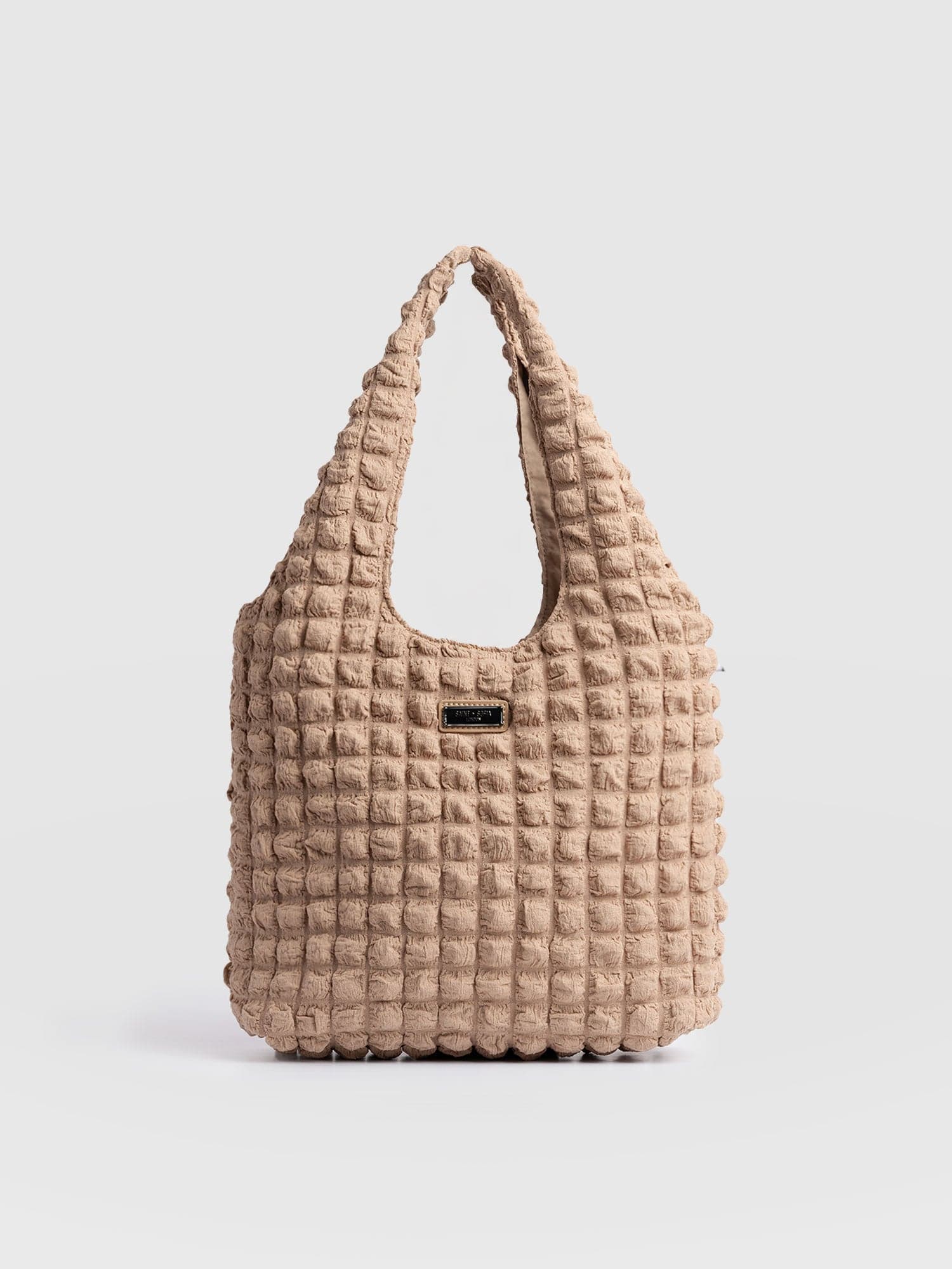 Shoulder Tote Bag - Beige